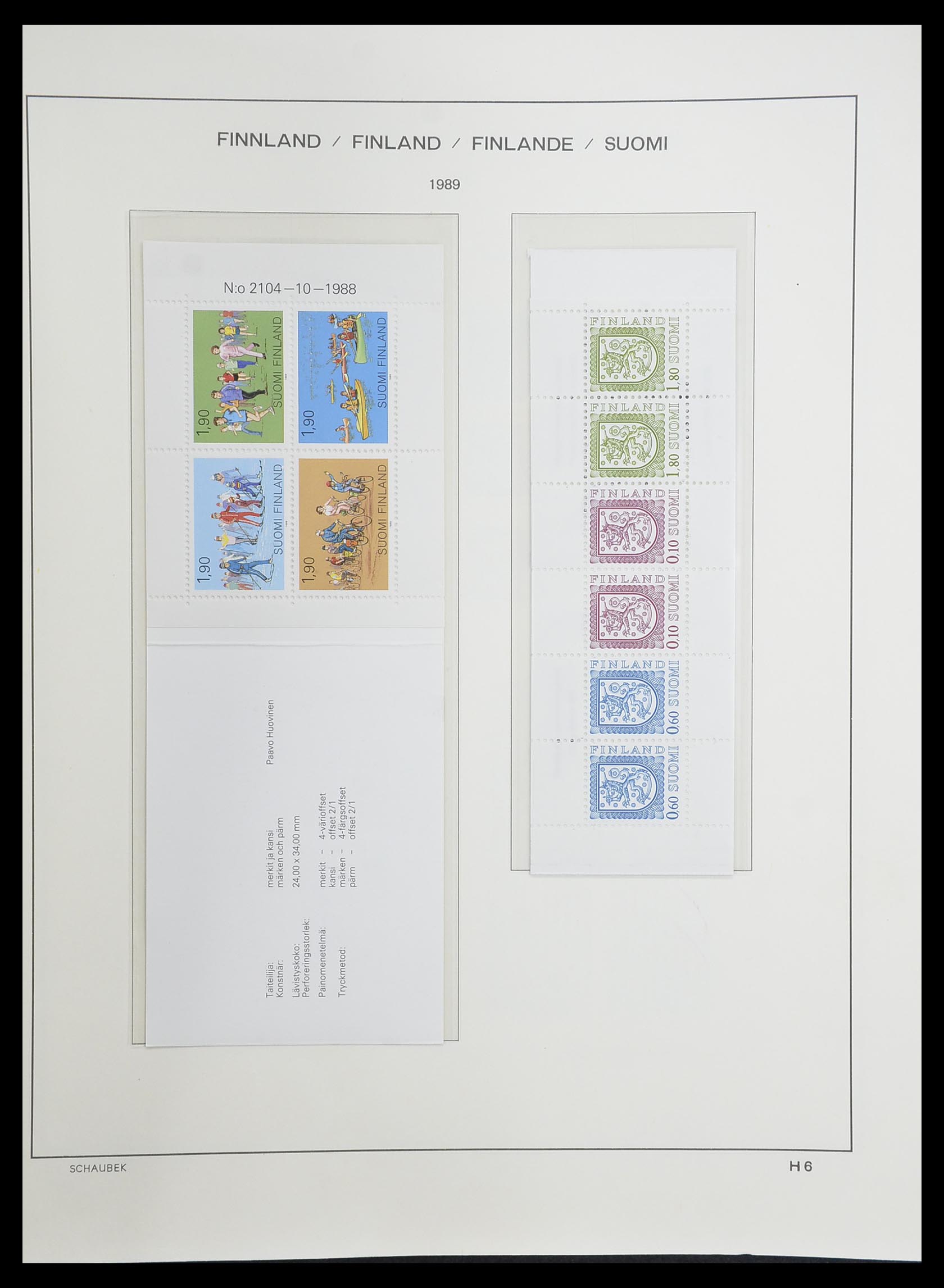 33226 164 - Postzegelverzameling 33226 Finland 1860-1996.
