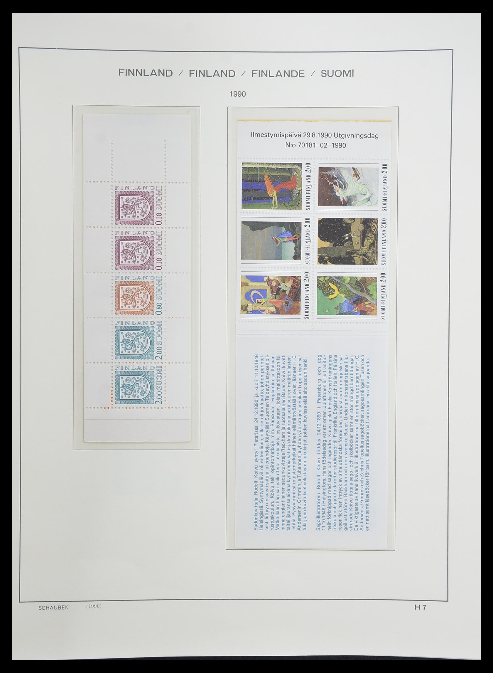 33226 165 - Postzegelverzameling 33226 Finland 1860-1996.