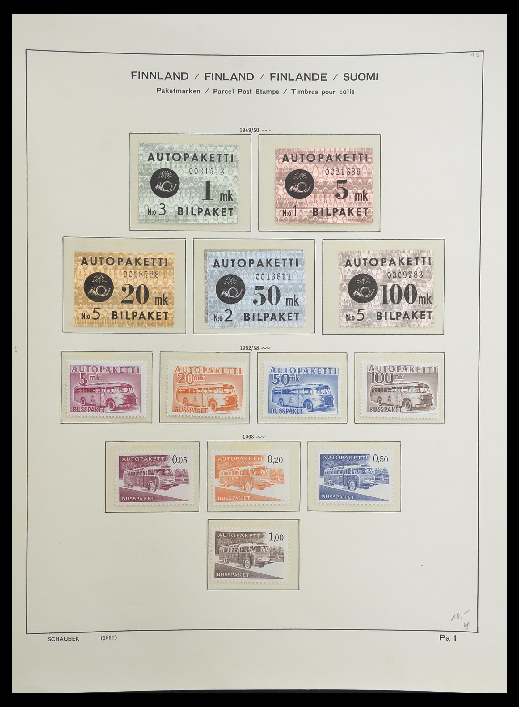 33226 169 - Postzegelverzameling 33226 Finland 1860-1996.