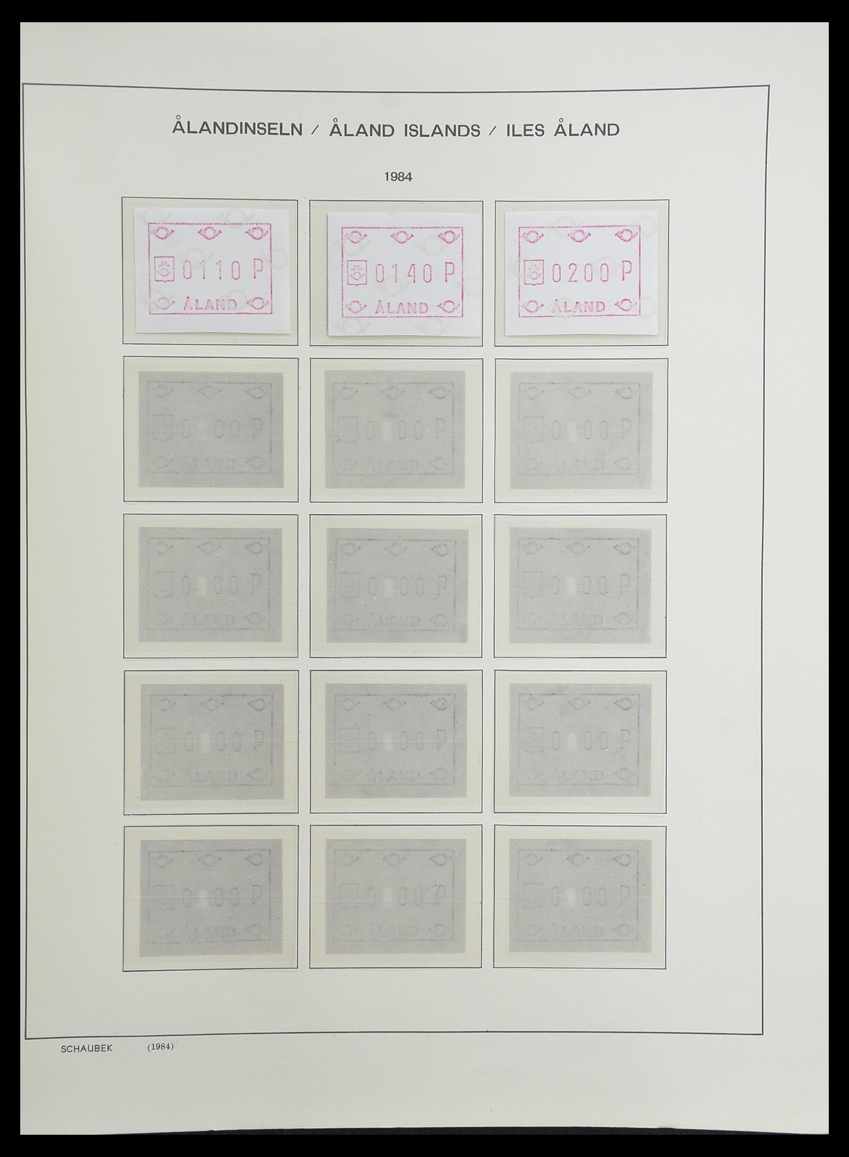 33226 174 - Postzegelverzameling 33226 Finland 1860-1996.
