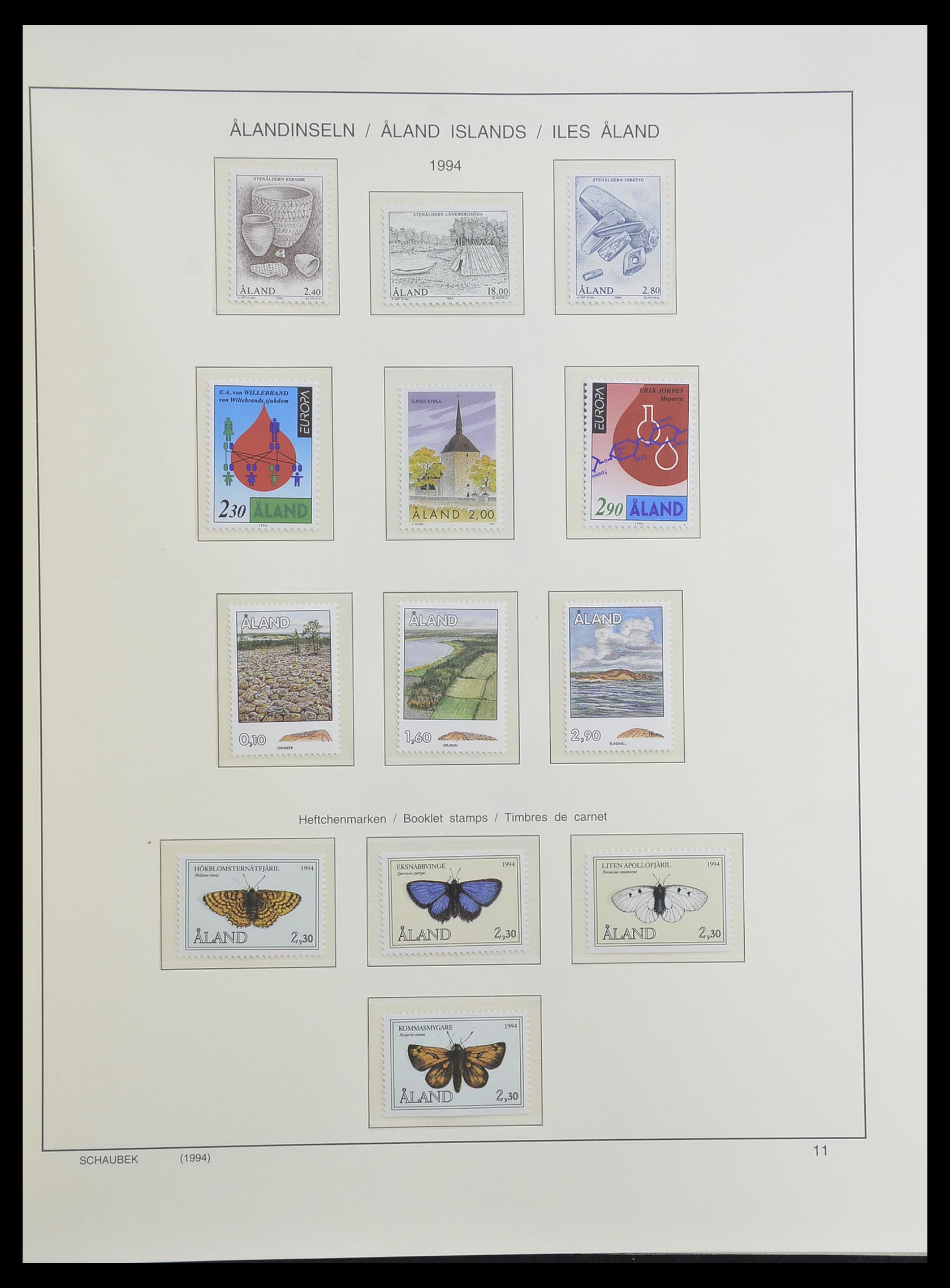 33226 187 - Postzegelverzameling 33226 Finland 1860-1996.