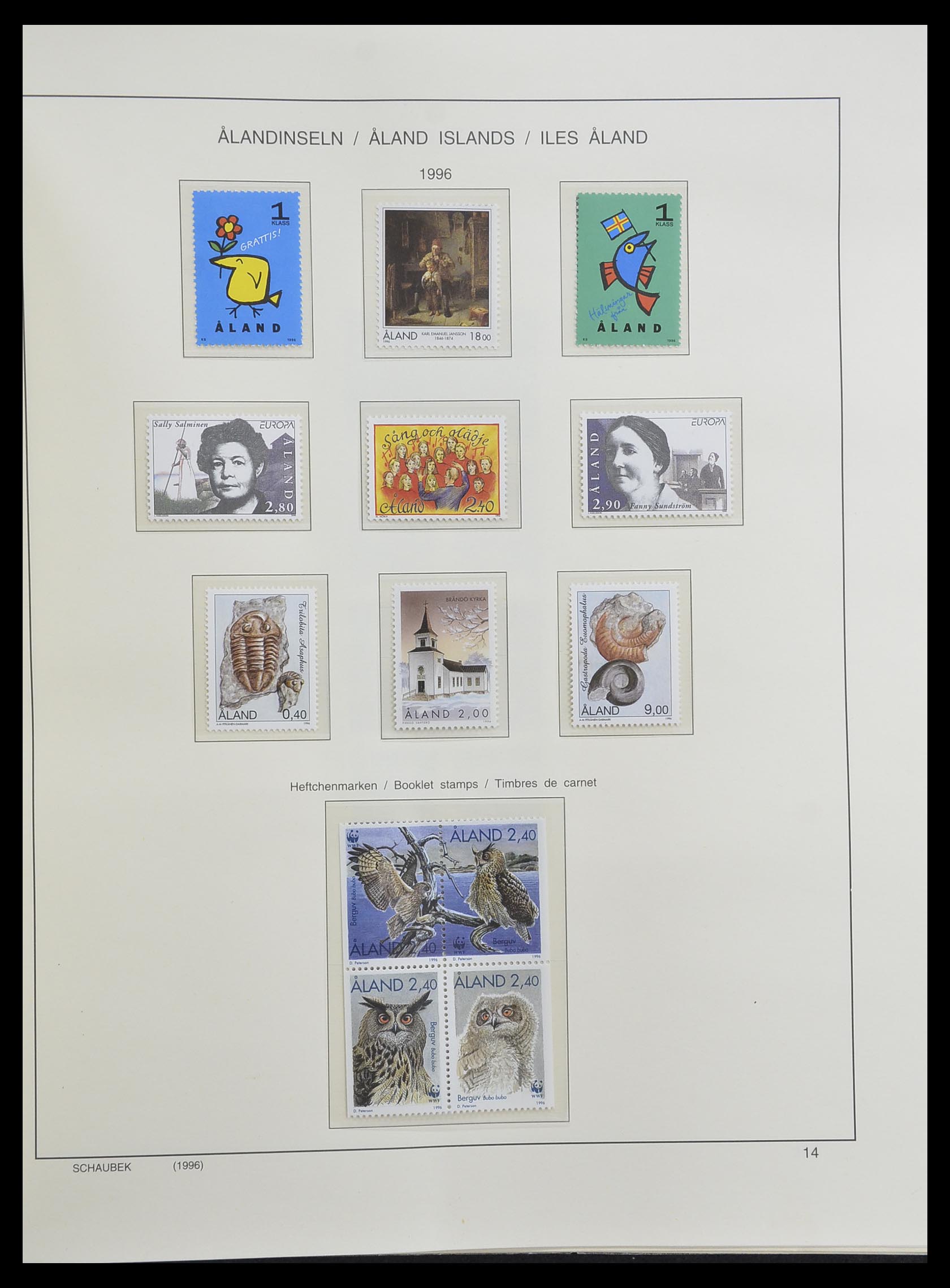33226 191 - Postzegelverzameling 33226 Finland 1860-1996.