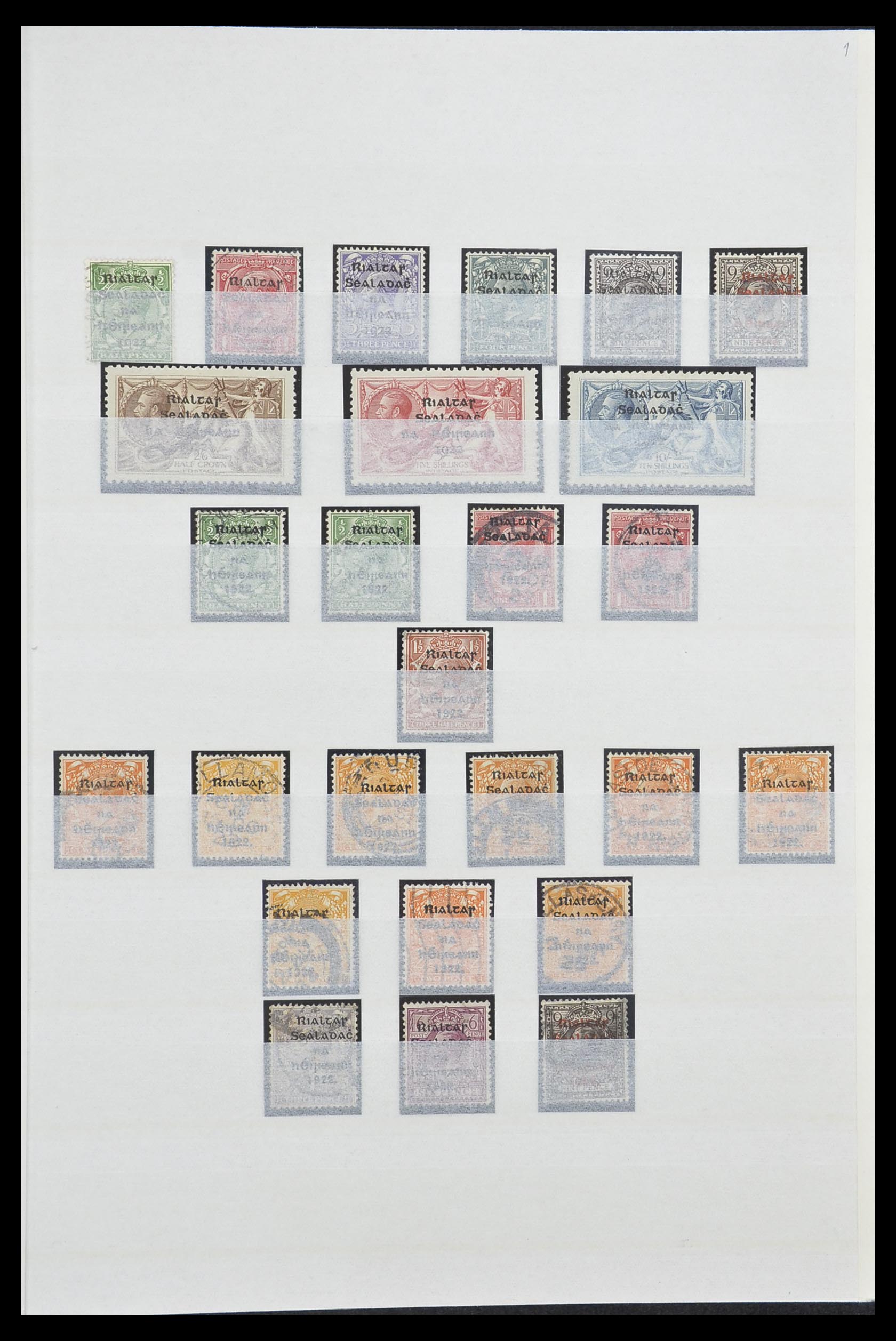 33228 001 - Postzegelverzameling 33228 Ierland 1922-2001.