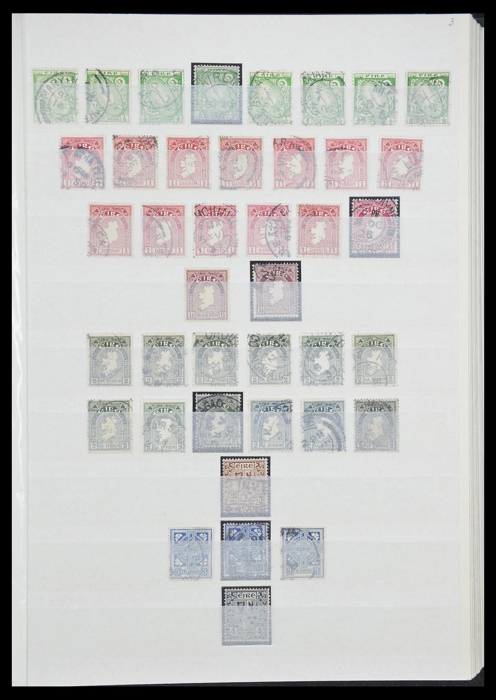 33228 003 - Postzegelverzameling 33228 Ierland 1922-2001.