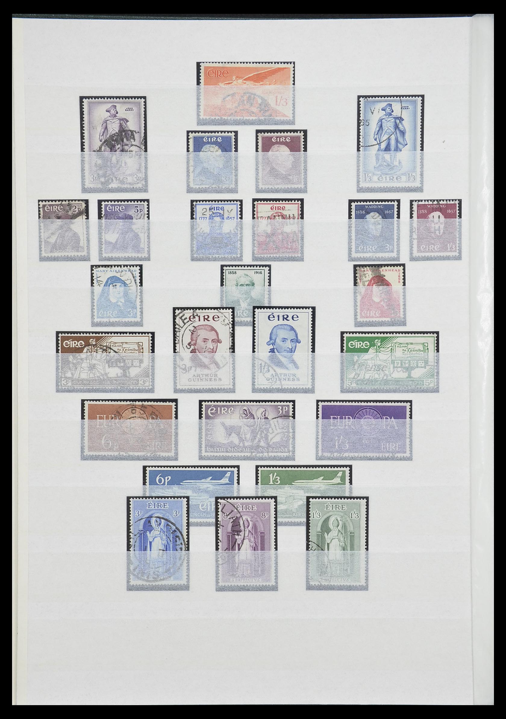 33228 010 - Postzegelverzameling 33228 Ierland 1922-2001.