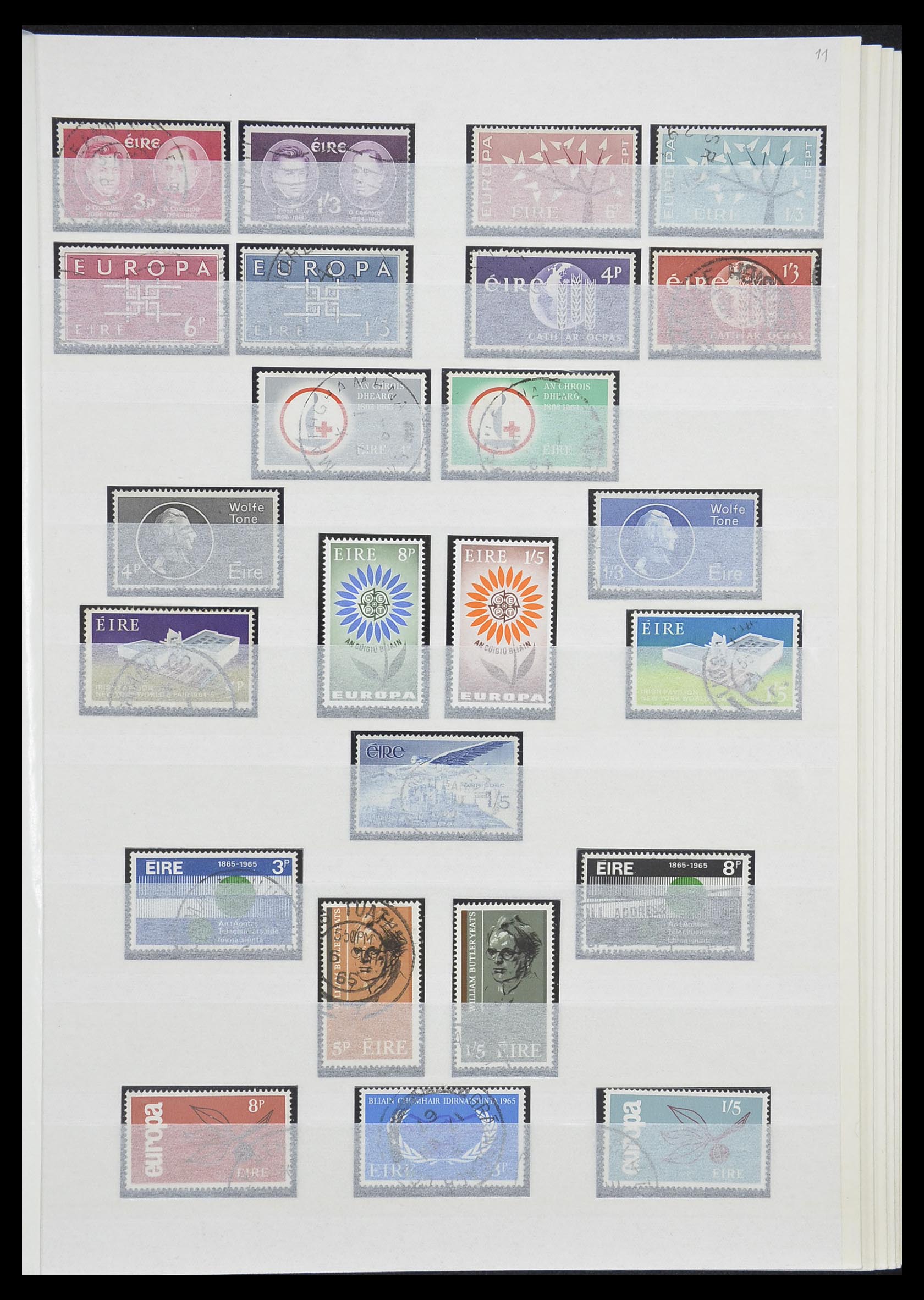 33228 011 - Postzegelverzameling 33228 Ierland 1922-2001.