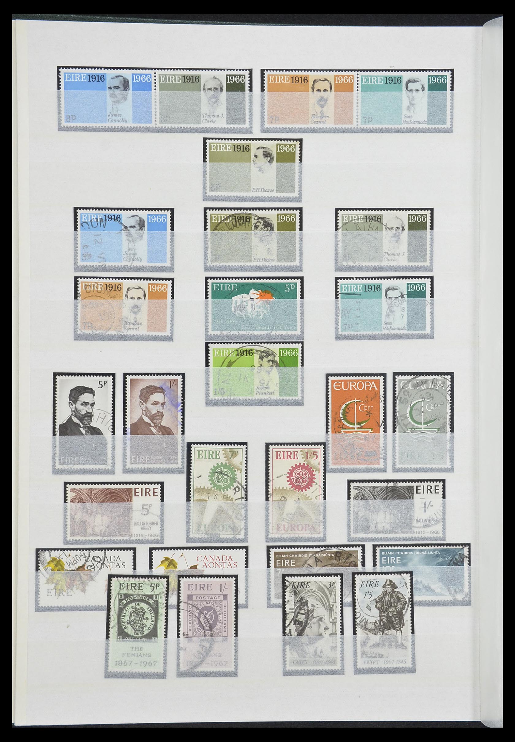 33228 012 - Postzegelverzameling 33228 Ierland 1922-2001.