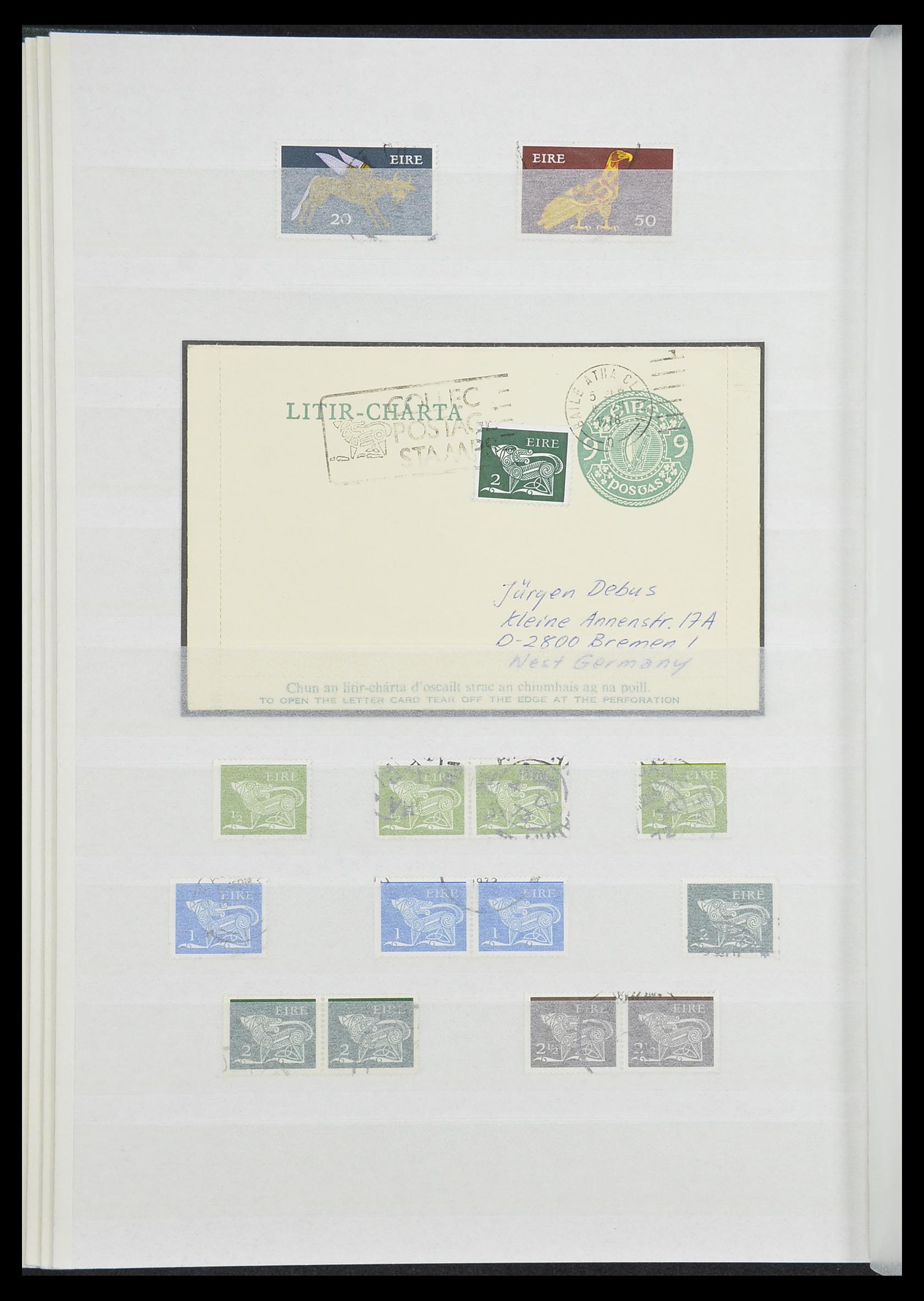 33228 018 - Postzegelverzameling 33228 Ierland 1922-2001.