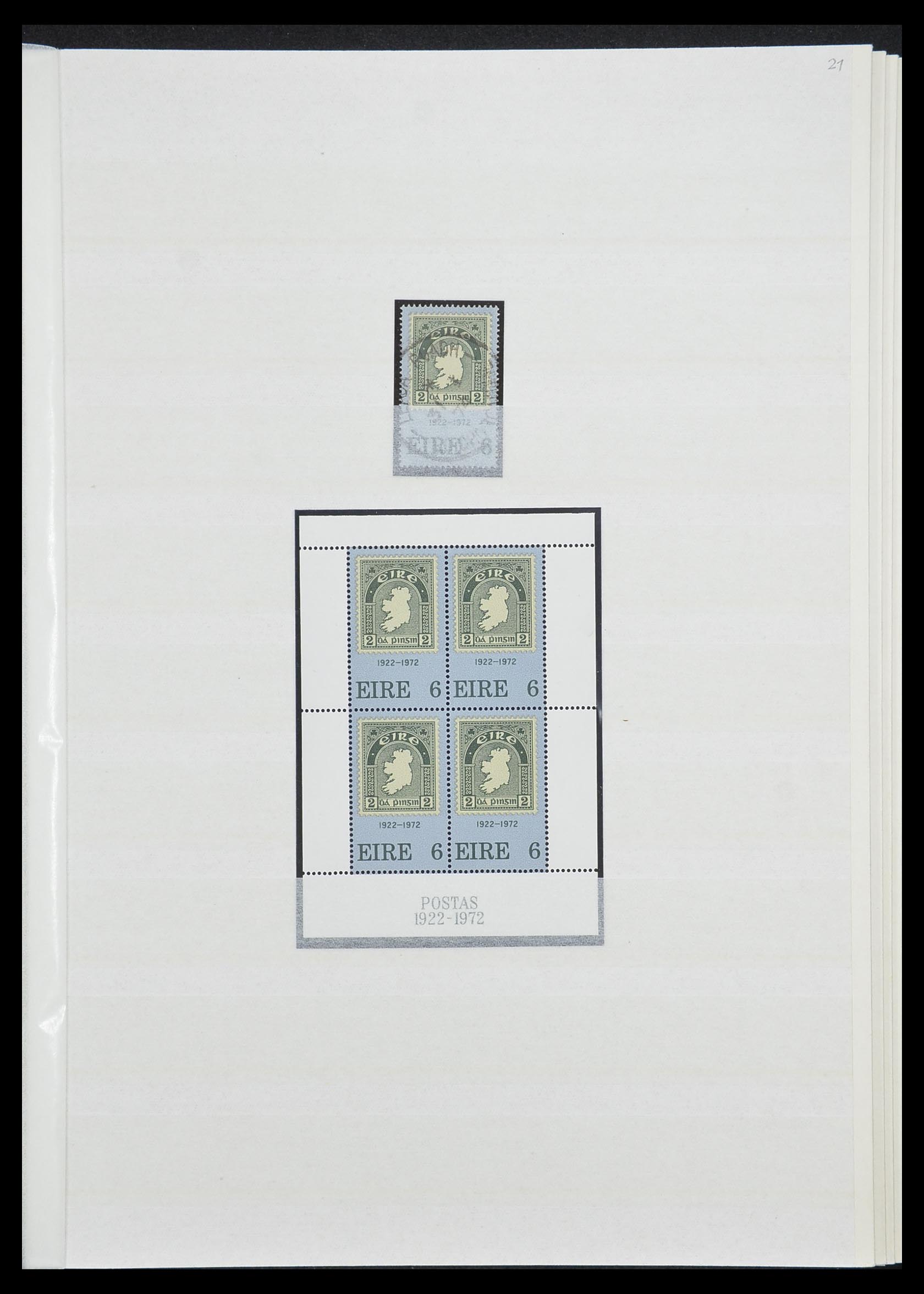 33228 021 - Postzegelverzameling 33228 Ierland 1922-2001.