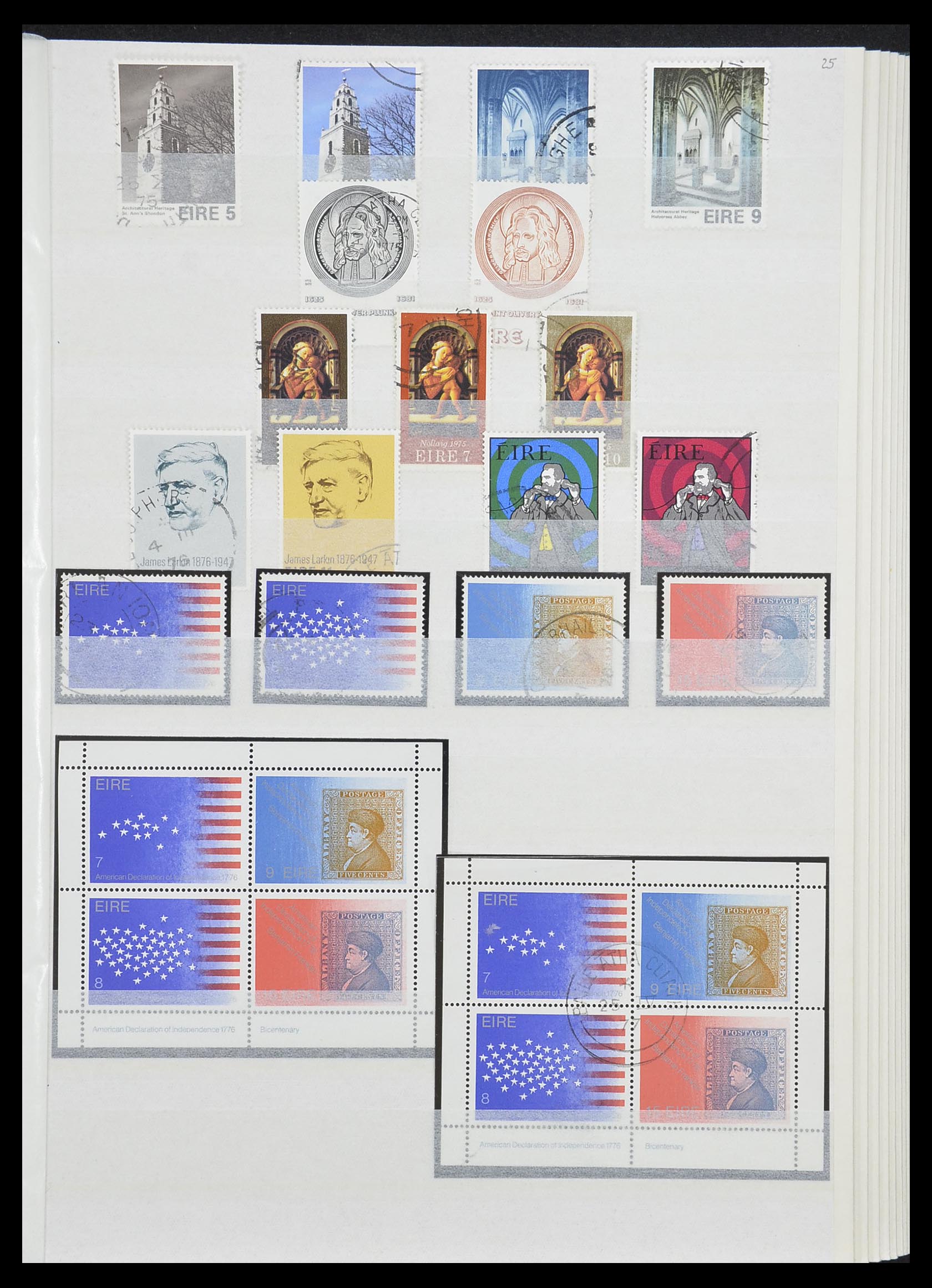 33228 025 - Postzegelverzameling 33228 Ierland 1922-2001.