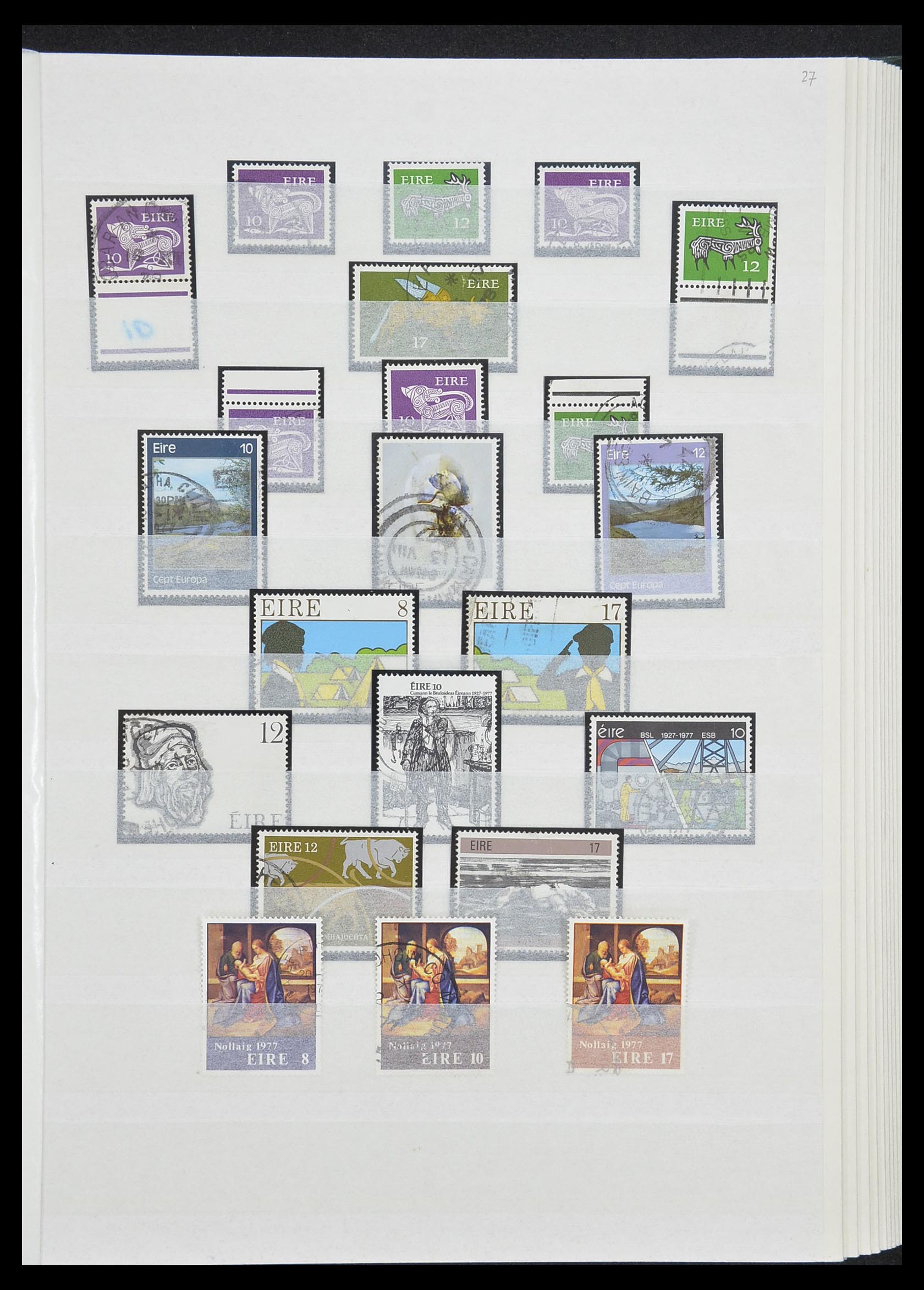 33228 027 - Postzegelverzameling 33228 Ierland 1922-2001.