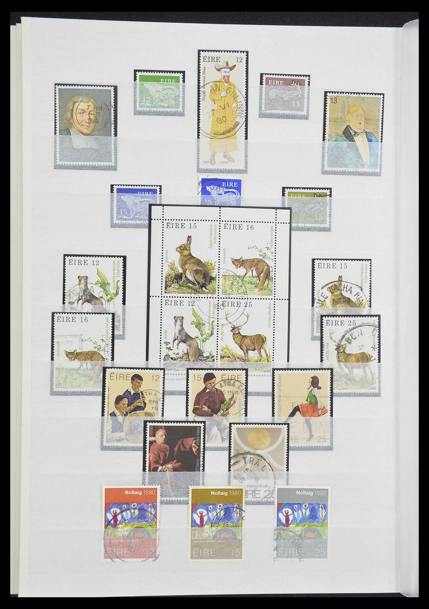 33228 030 - Postzegelverzameling 33228 Ierland 1922-2001.