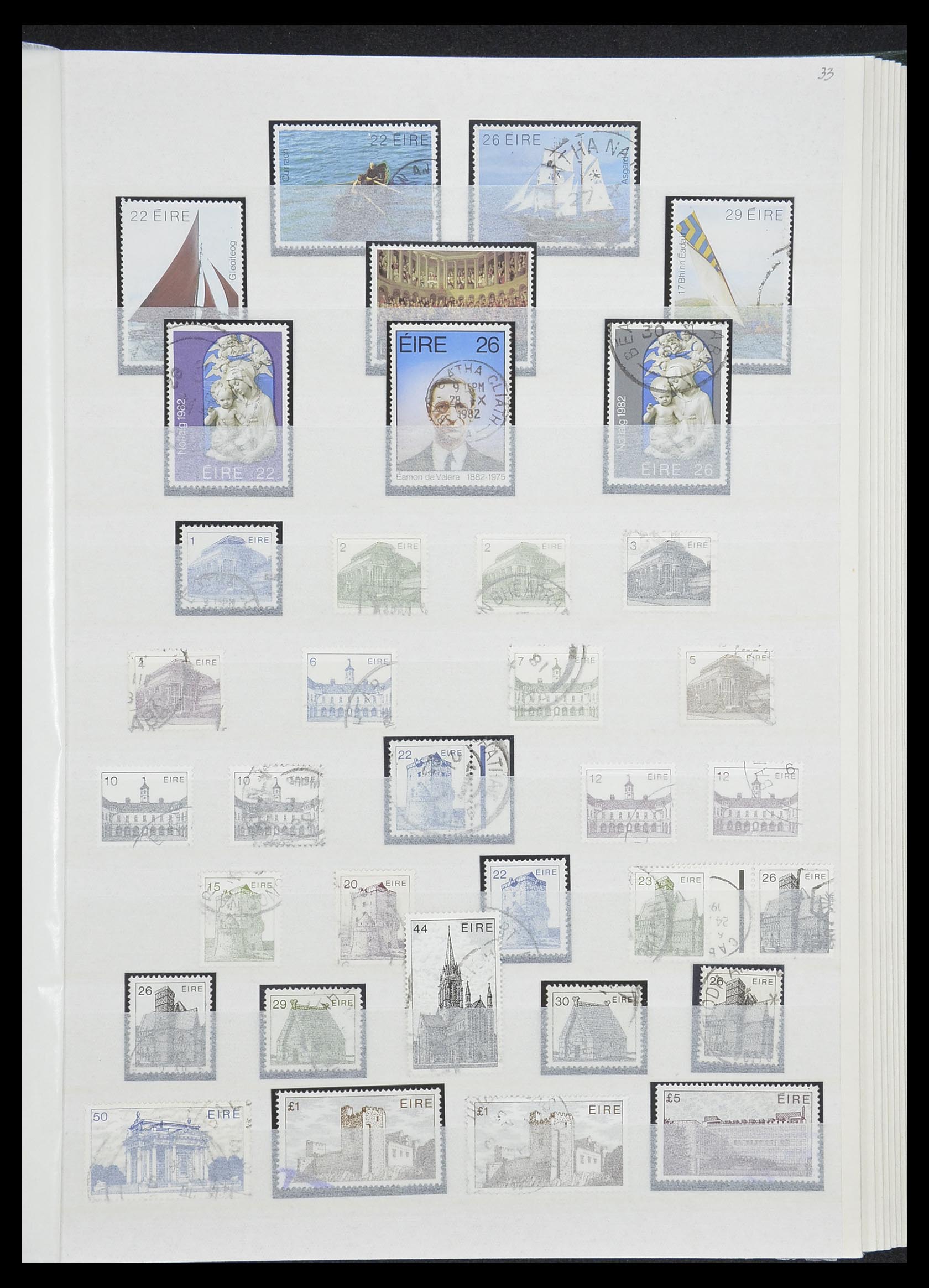 33228 032 - Postzegelverzameling 33228 Ierland 1922-2001.