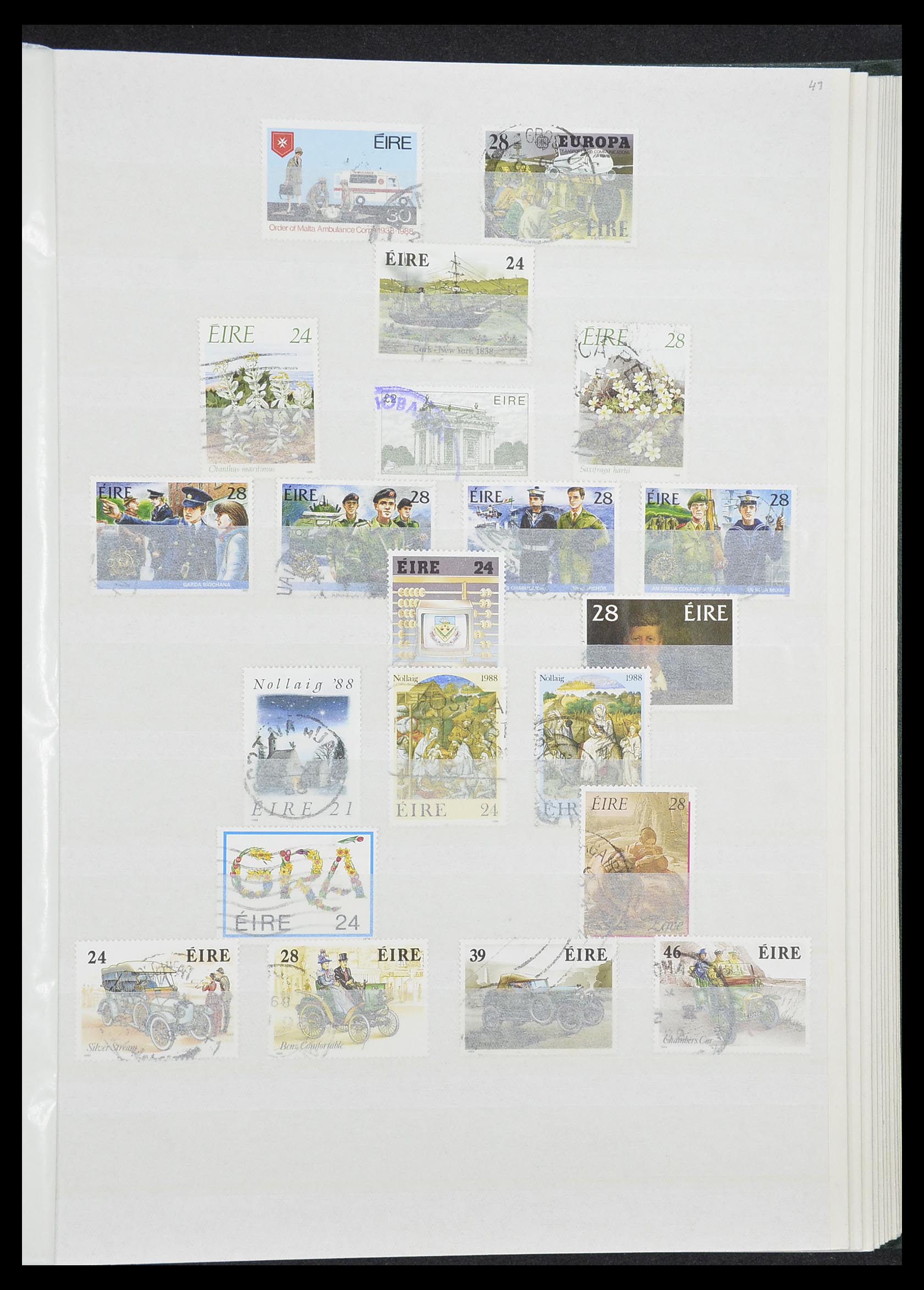 33228 041 - Postzegelverzameling 33228 Ierland 1922-2001.