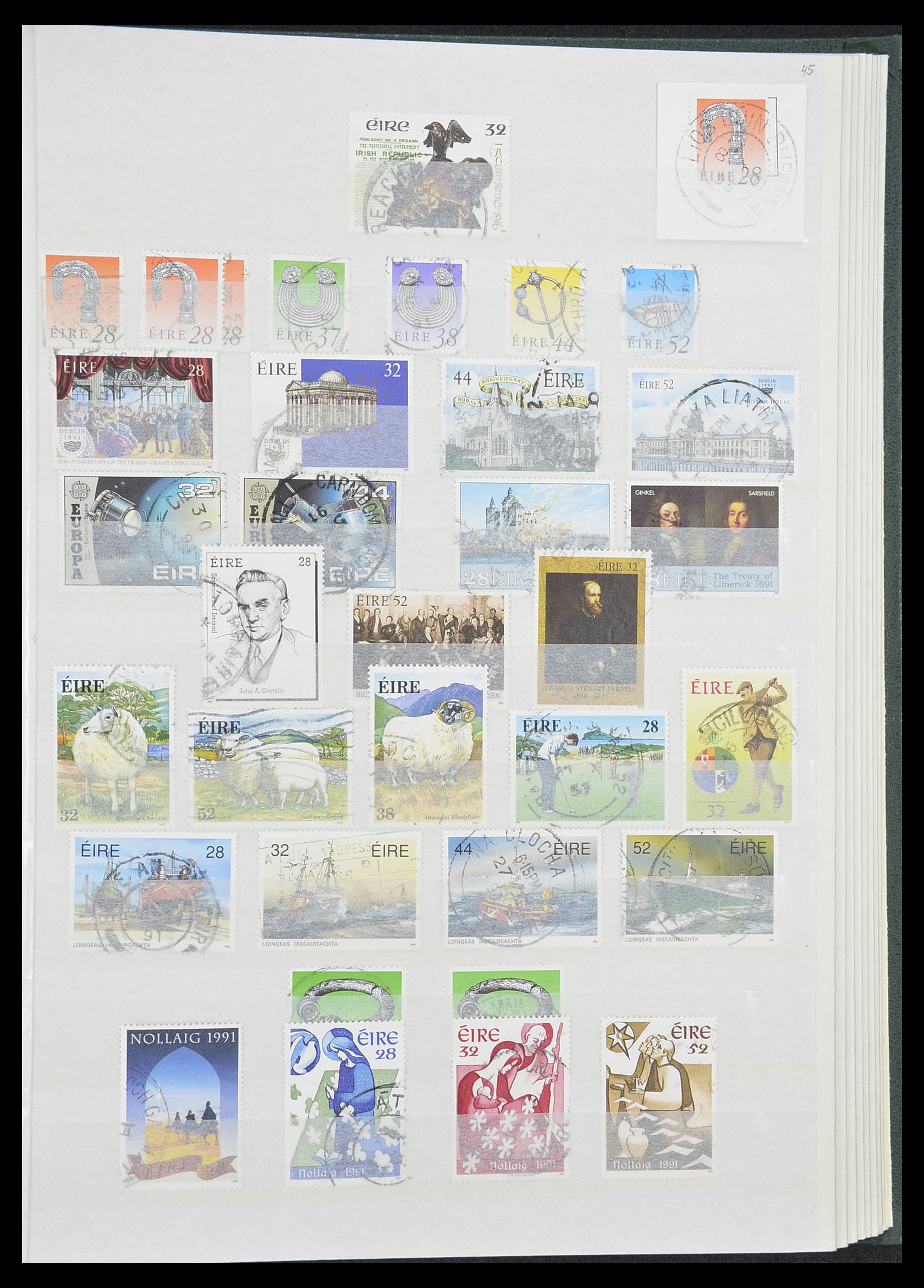 33228 045 - Postzegelverzameling 33228 Ierland 1922-2001.