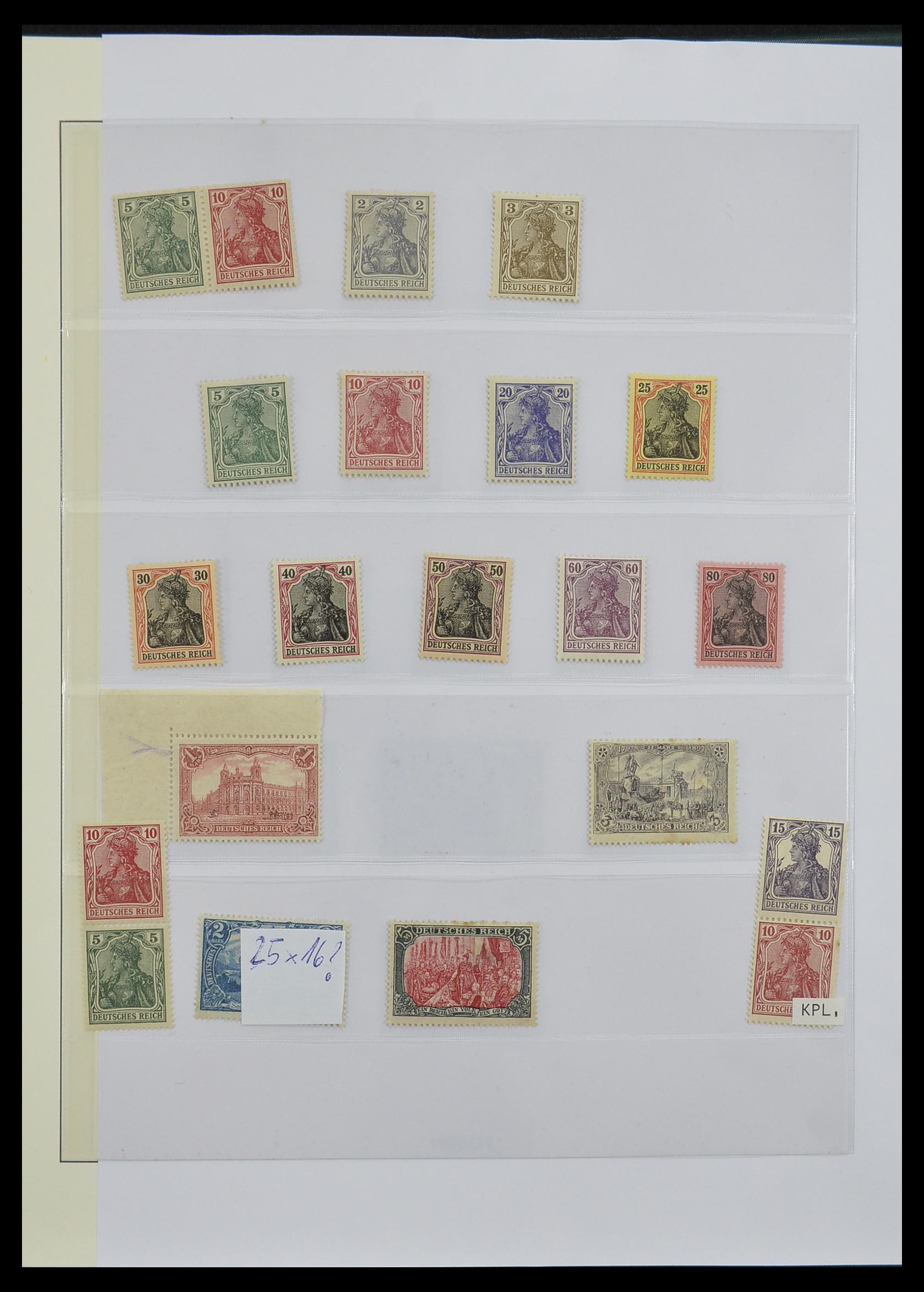 33229 012 - Stamp collection 33229 German Reich 1872-1945.