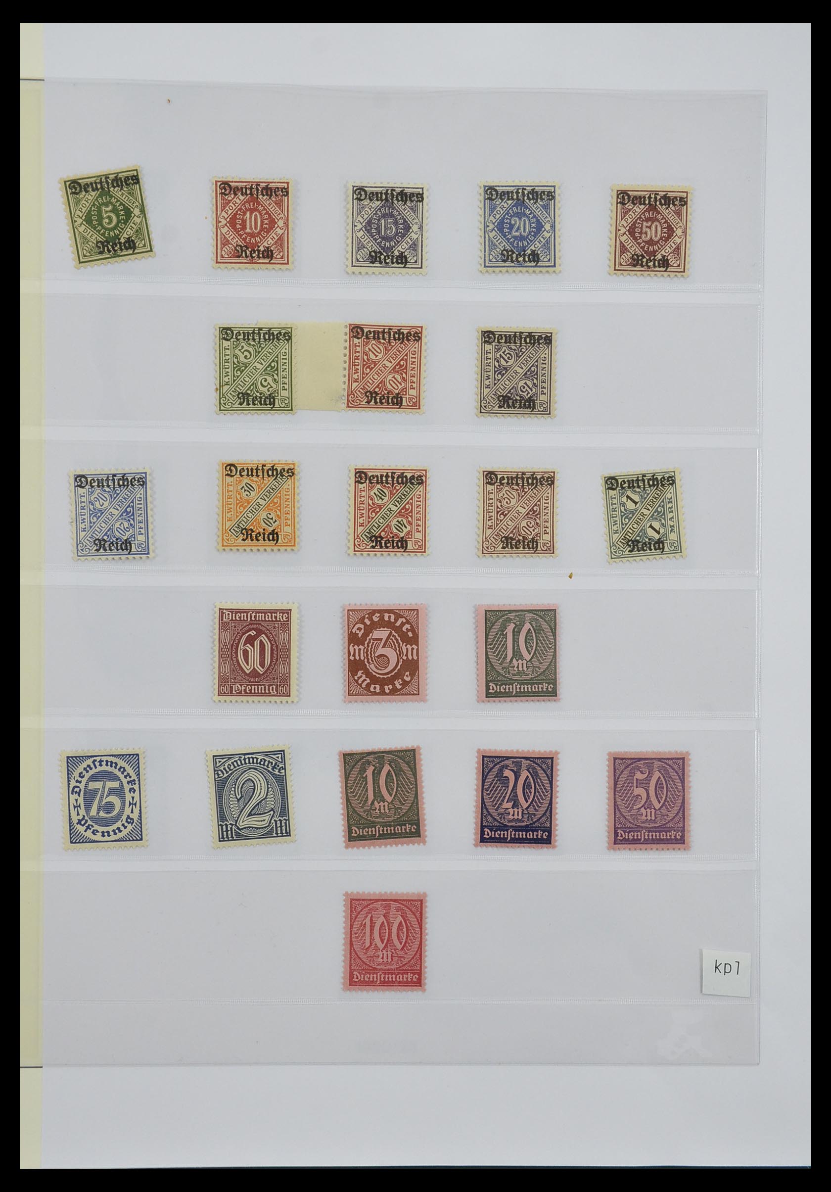 33229 048 - Stamp collection 33229 German Reich 1872-1945.