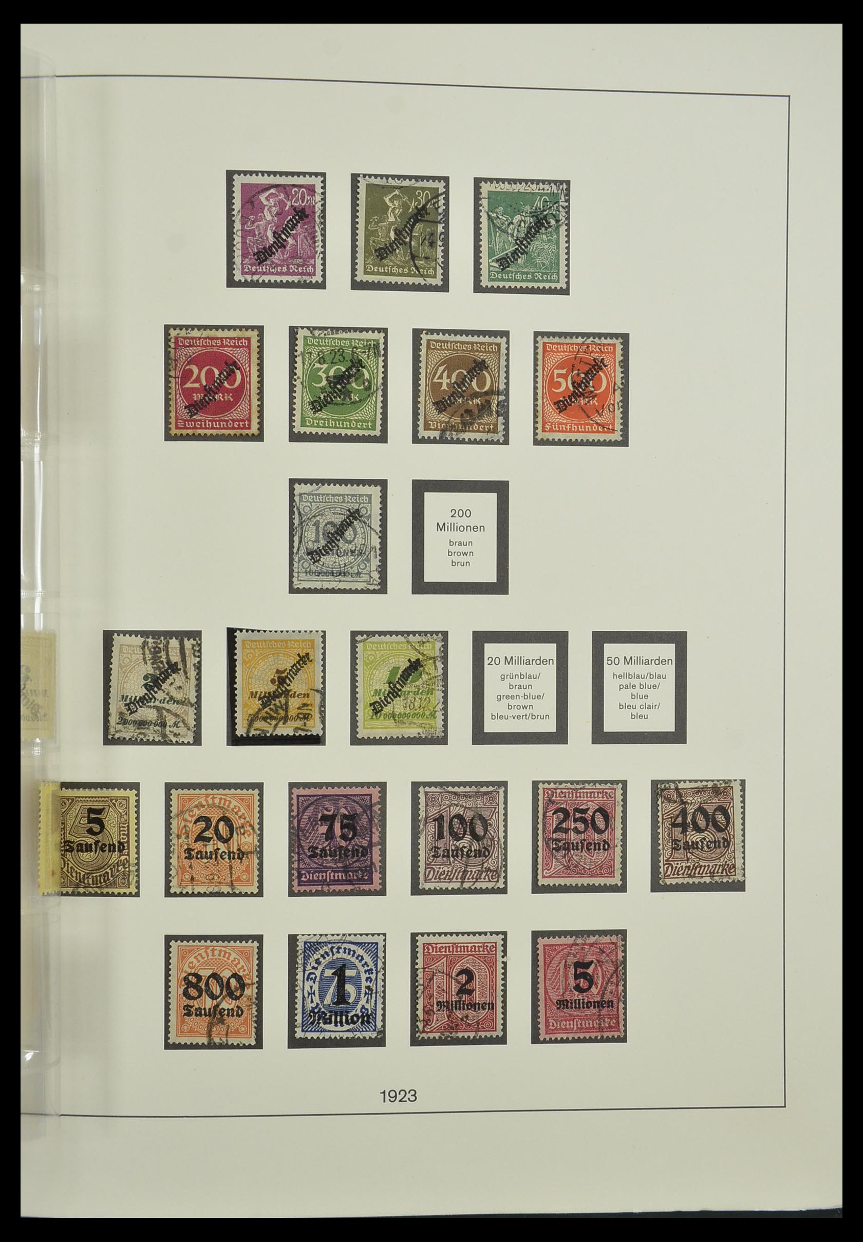 33229 051 - Stamp collection 33229 German Reich 1872-1945.