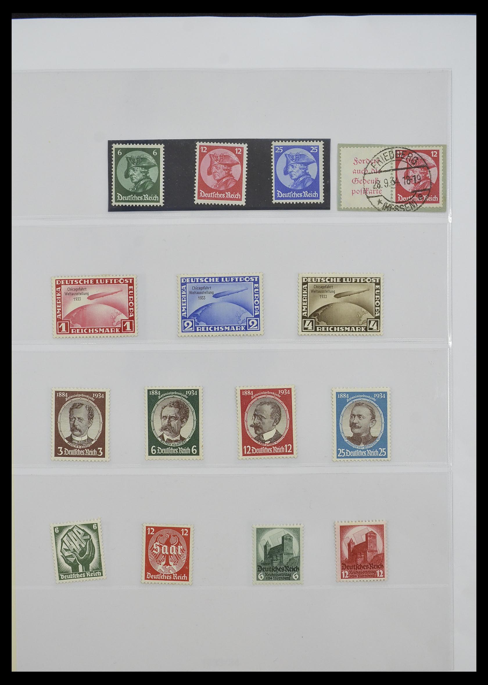 33229 073 - Postzegelverzameling 33229 Duitse Rijk 1872-1945.
