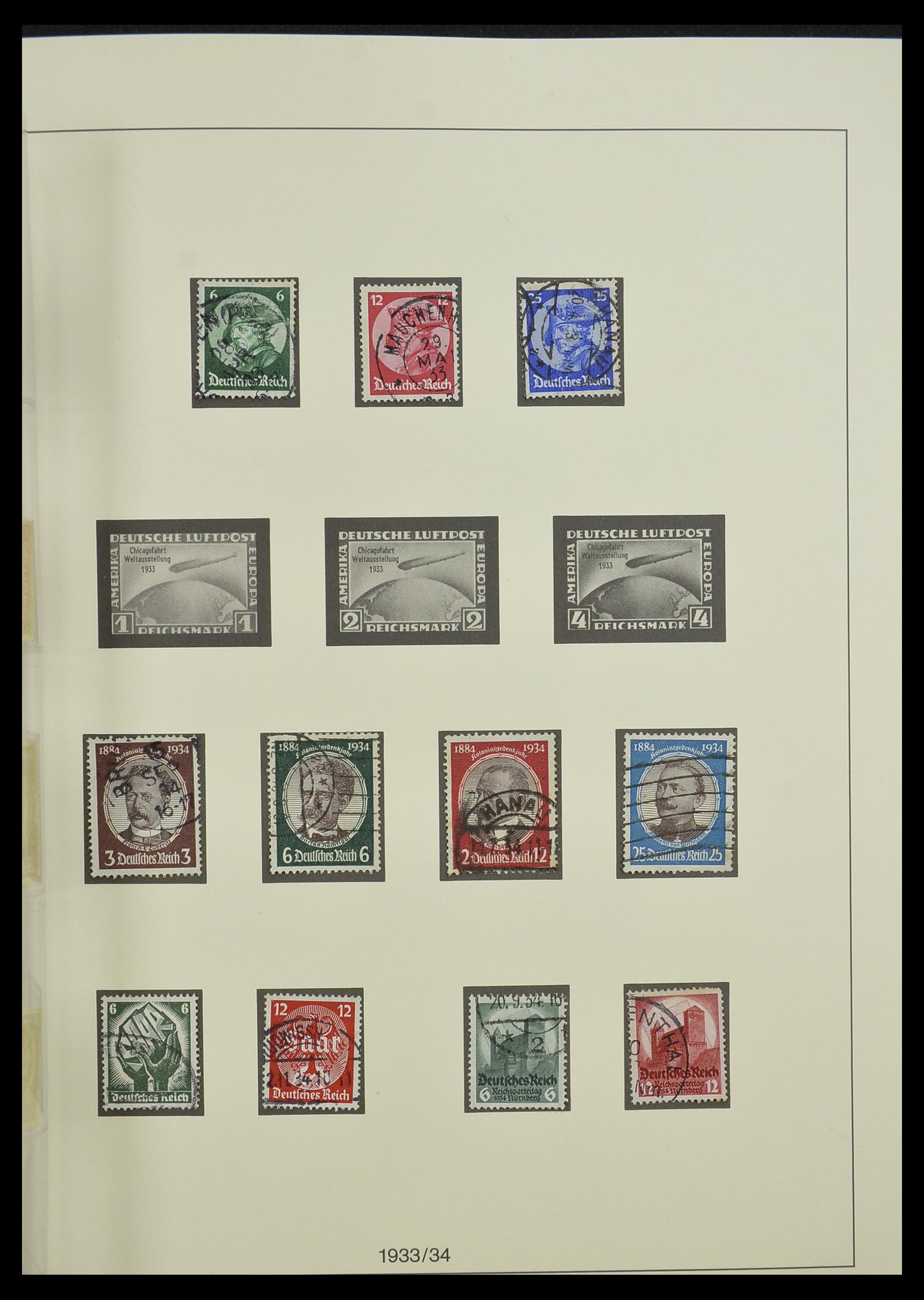 33229 074 - Postzegelverzameling 33229 Duitse Rijk 1872-1945.