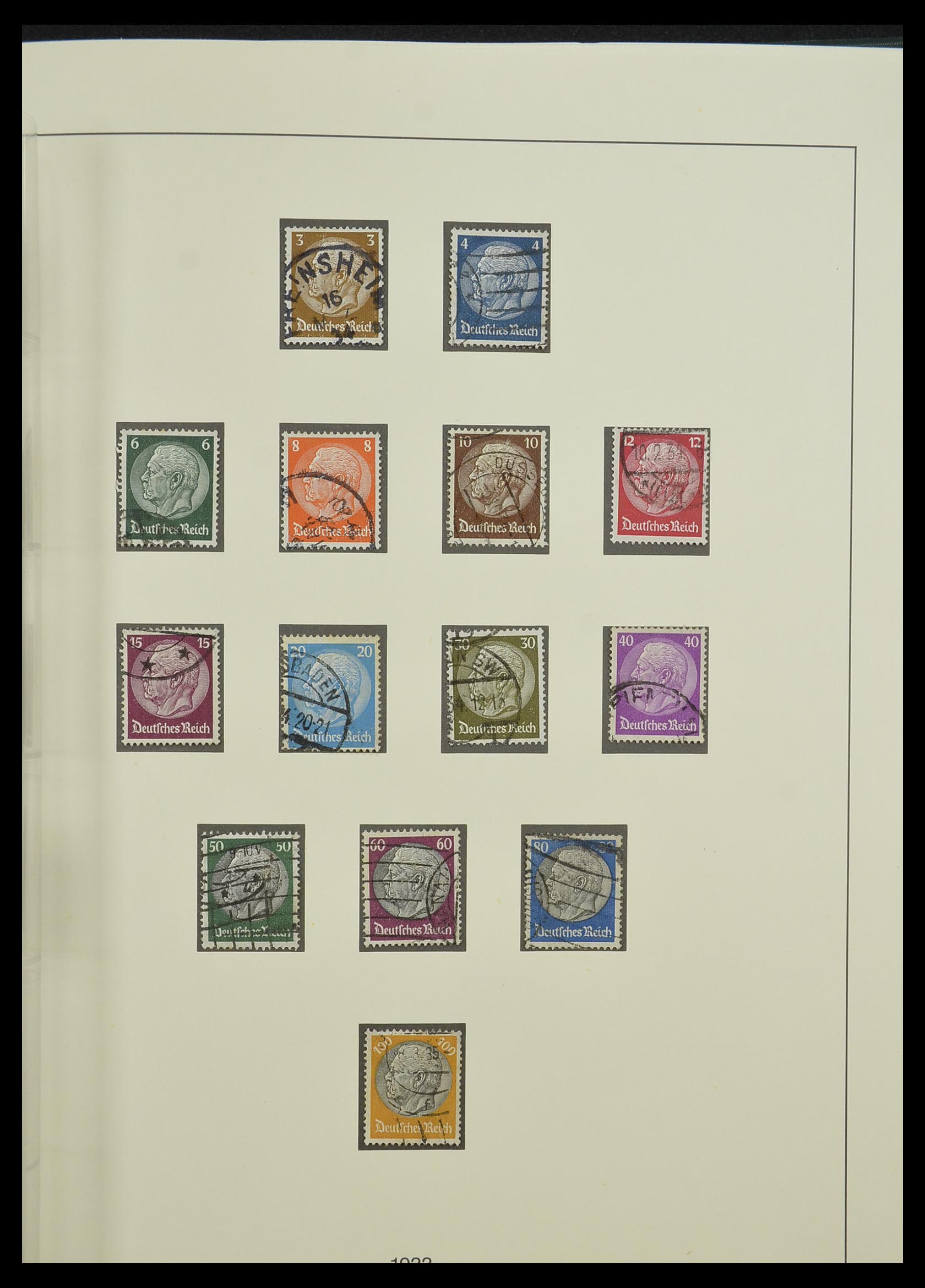 33229 076 - Stamp collection 33229 German Reich 1872-1945.