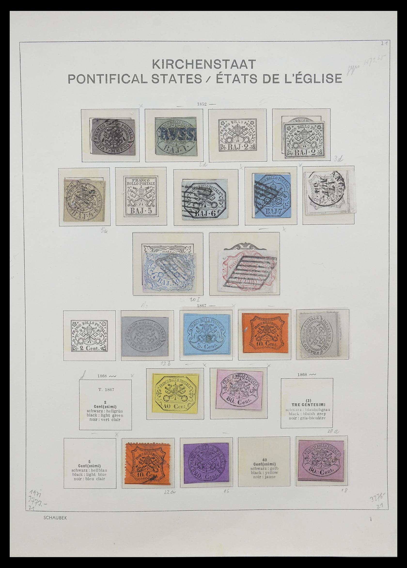 33231 001 - Postzegelverzameling 33231 Vaticaan 1852-1996.