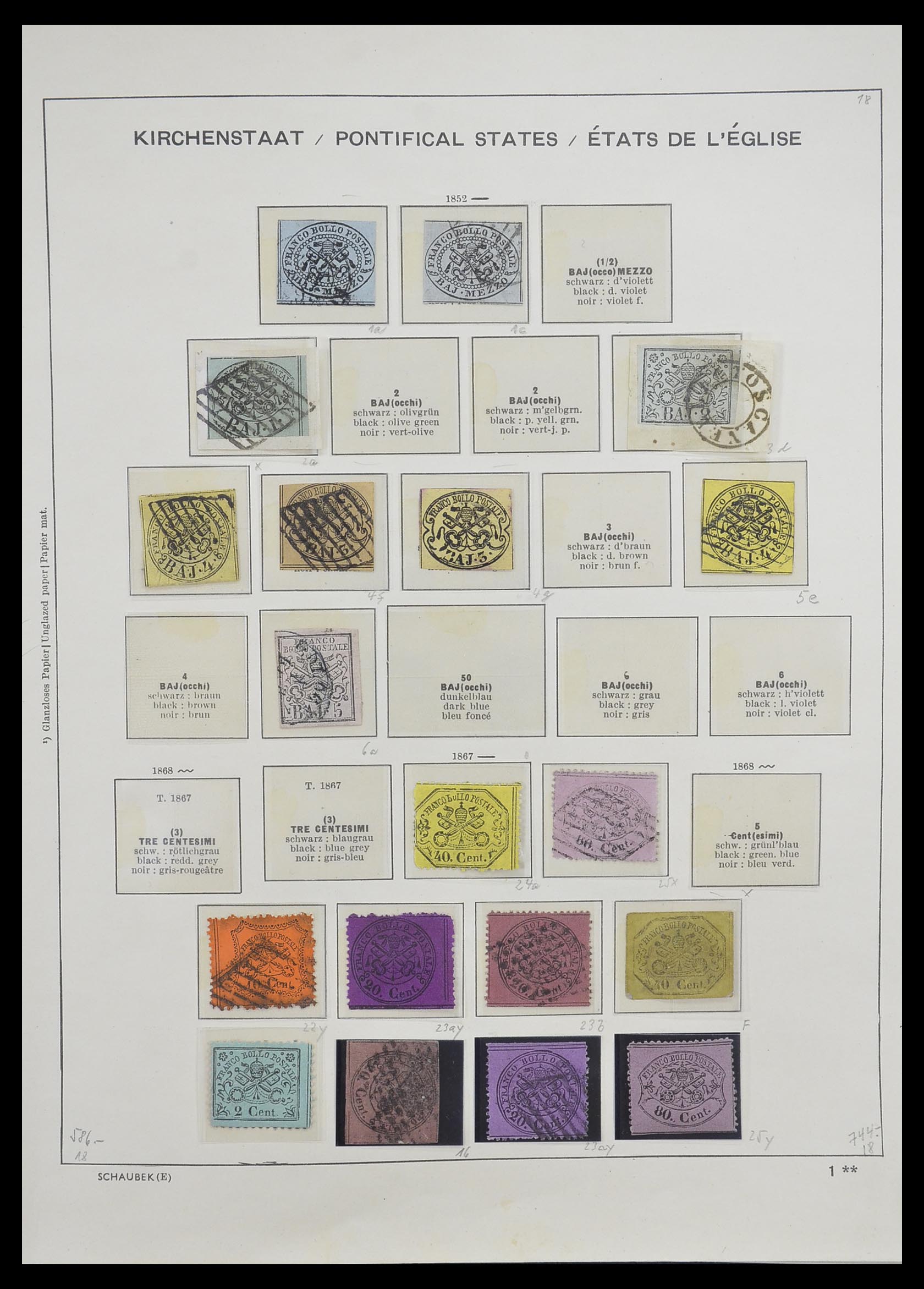 33231 002 - Postzegelverzameling 33231 Vaticaan 1852-1996.