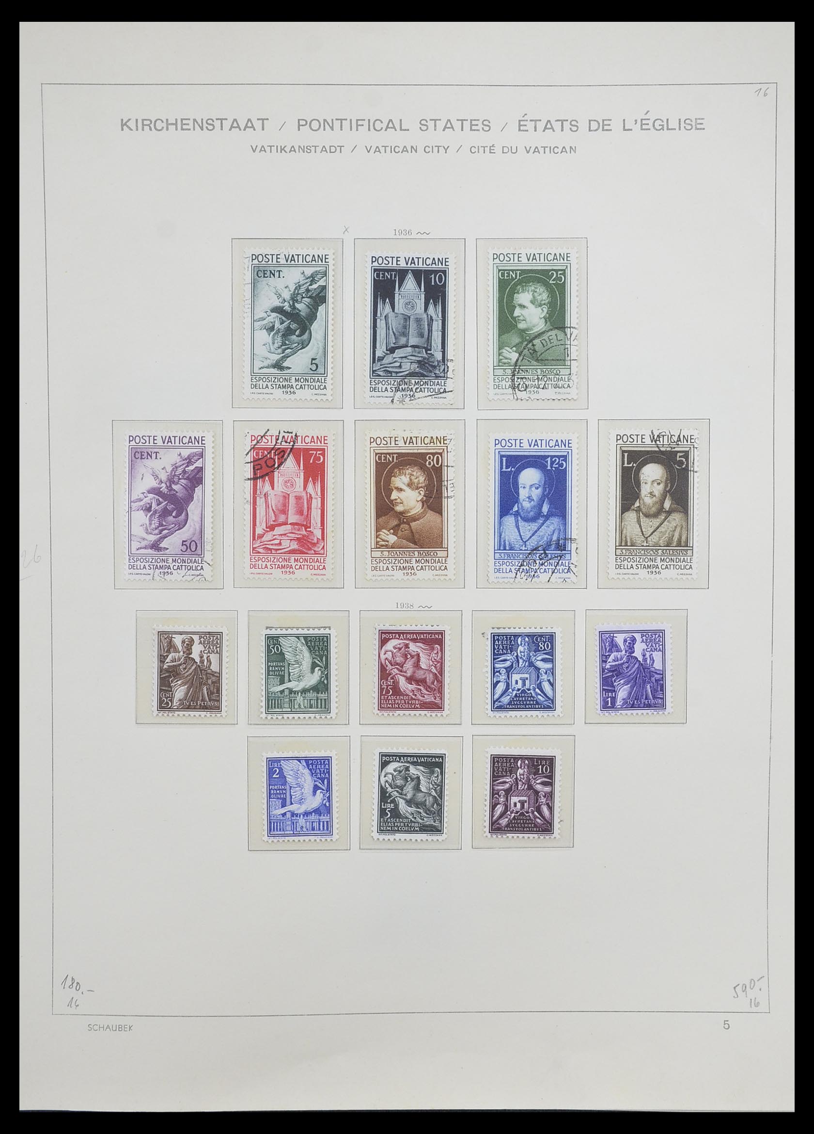 33231 006 - Postzegelverzameling 33231 Vaticaan 1852-1996.