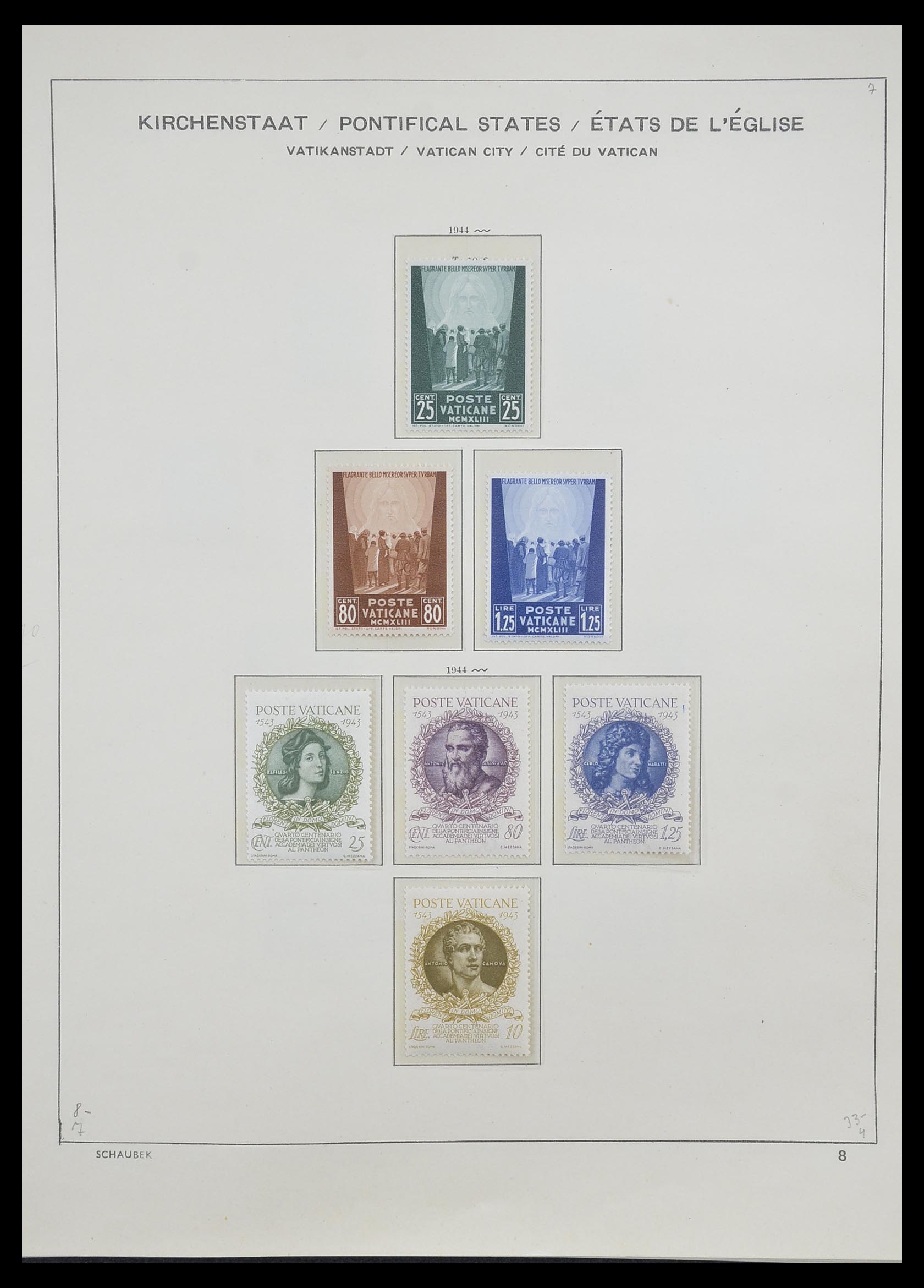 33231 009 - Postzegelverzameling 33231 Vaticaan 1852-1996.