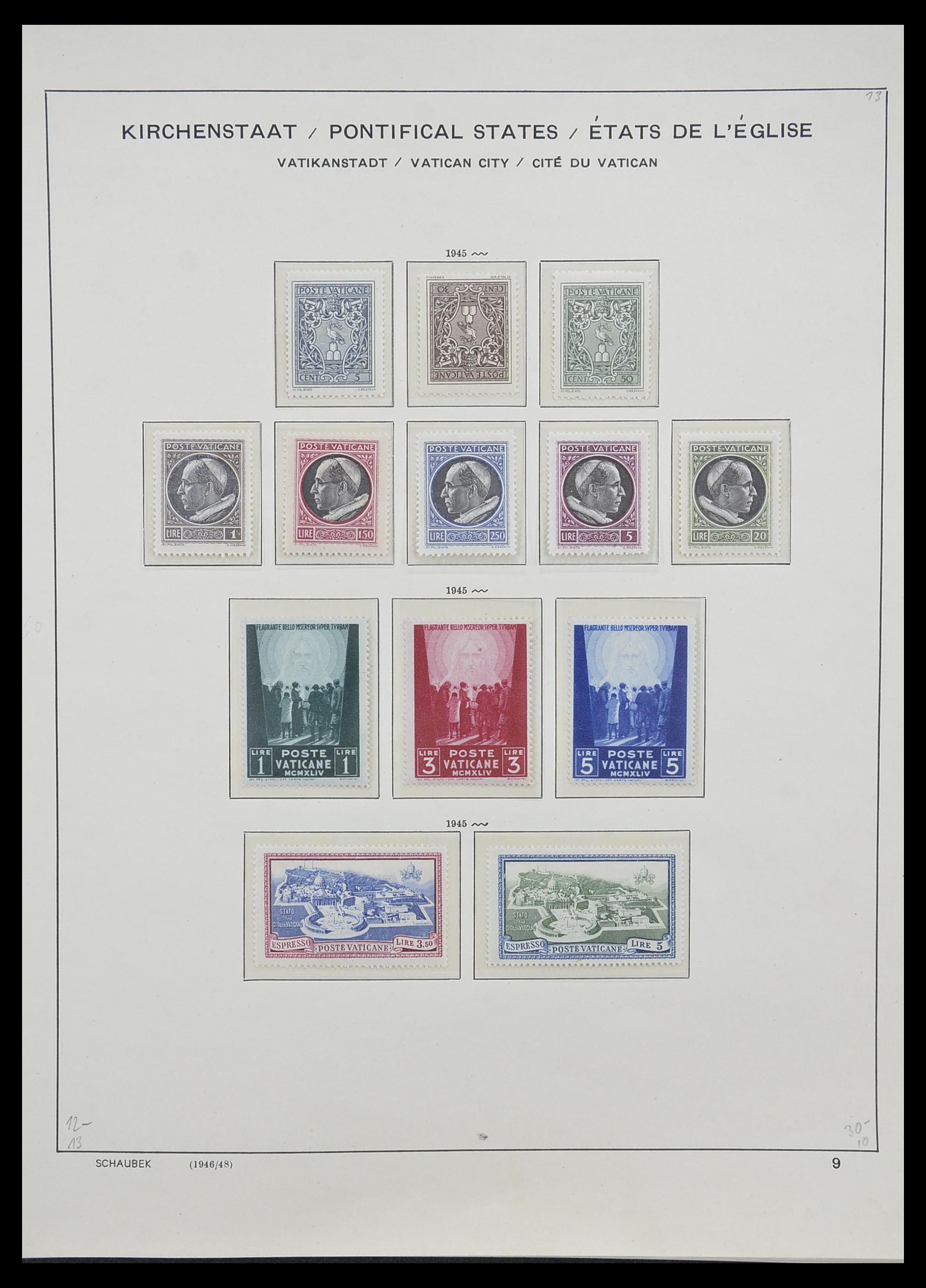 33231 010 - Postzegelverzameling 33231 Vaticaan 1852-1996.