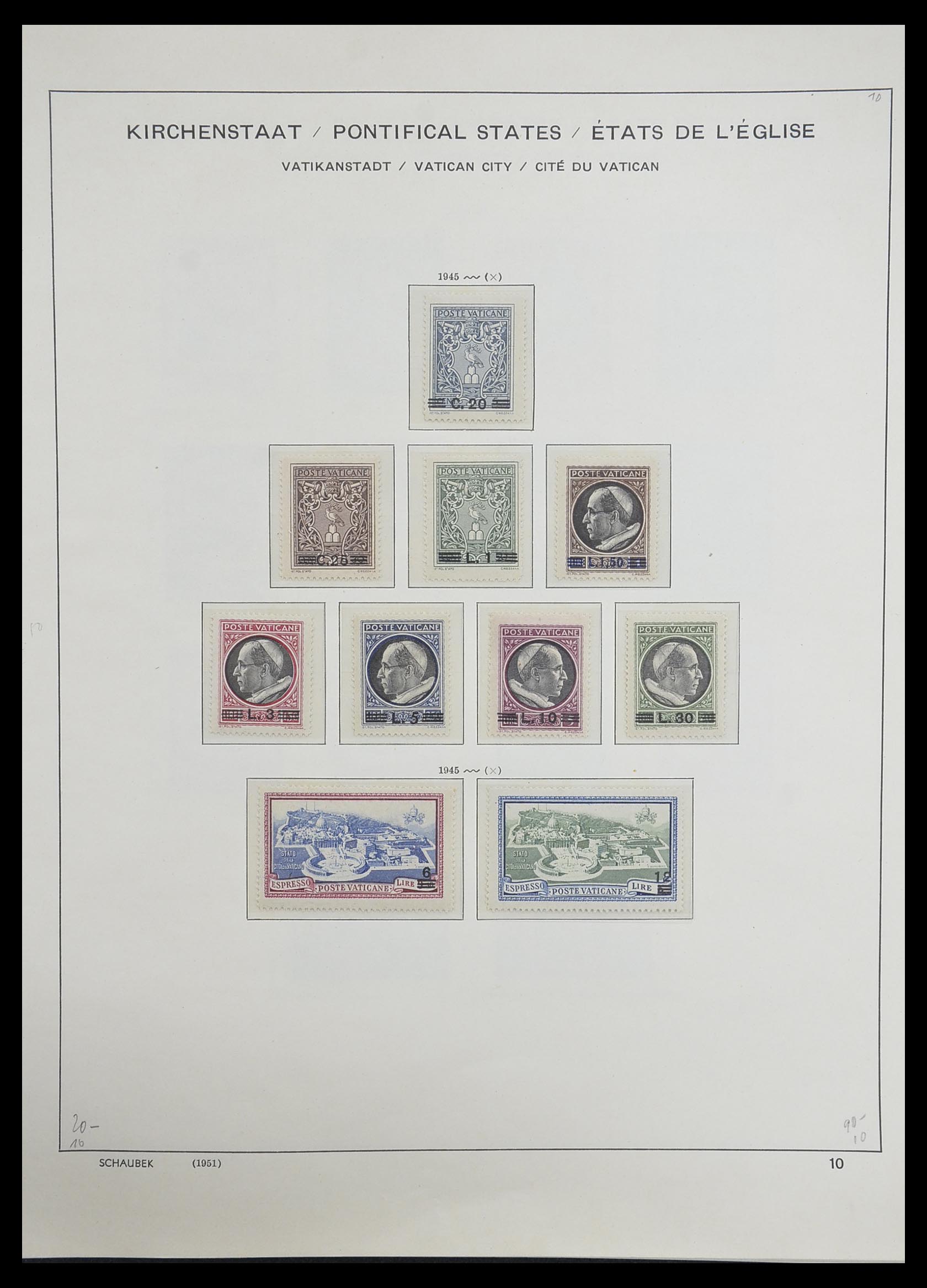 33231 011 - Postzegelverzameling 33231 Vaticaan 1852-1996.
