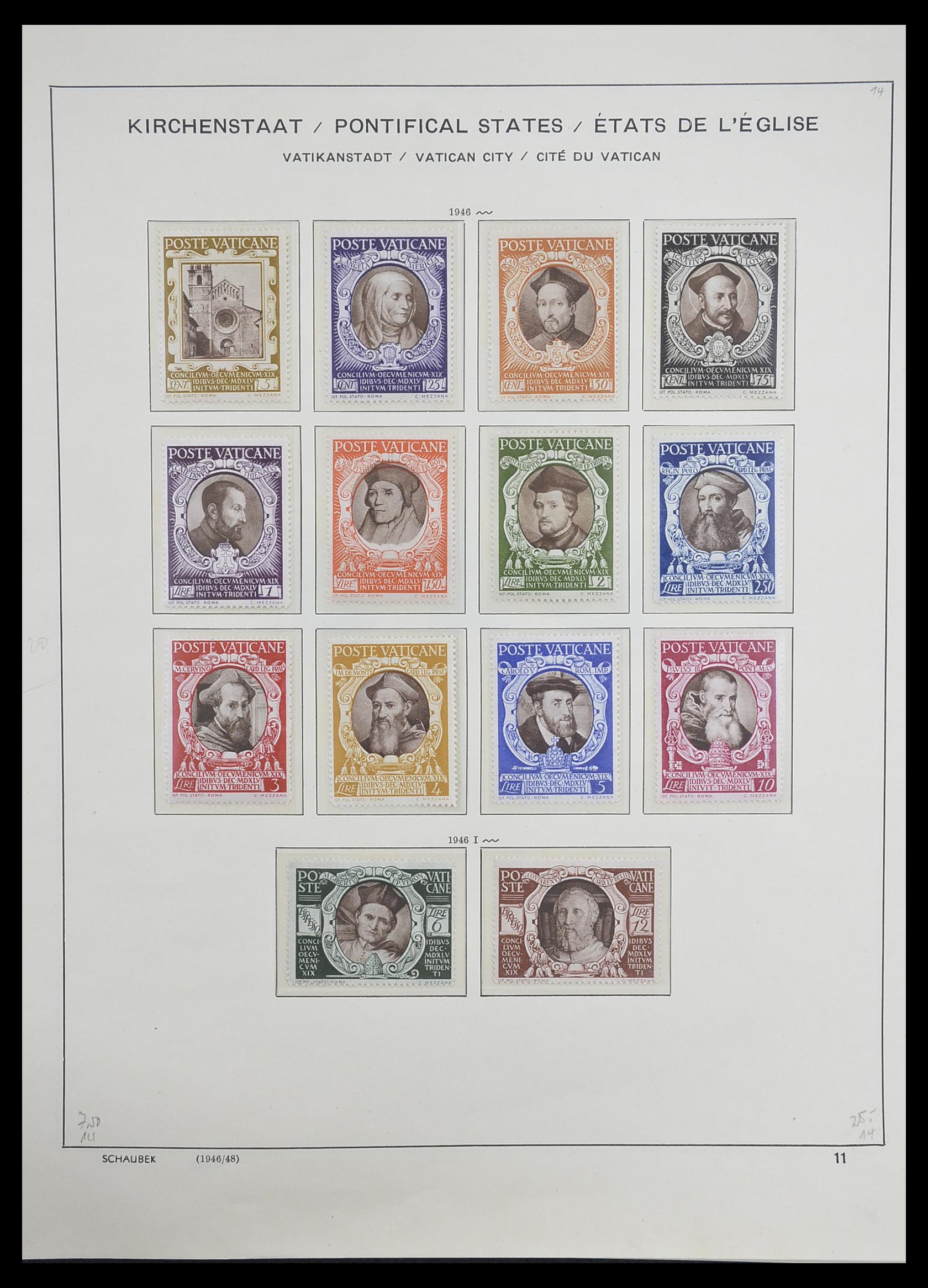 33231 012 - Postzegelverzameling 33231 Vaticaan 1852-1996.