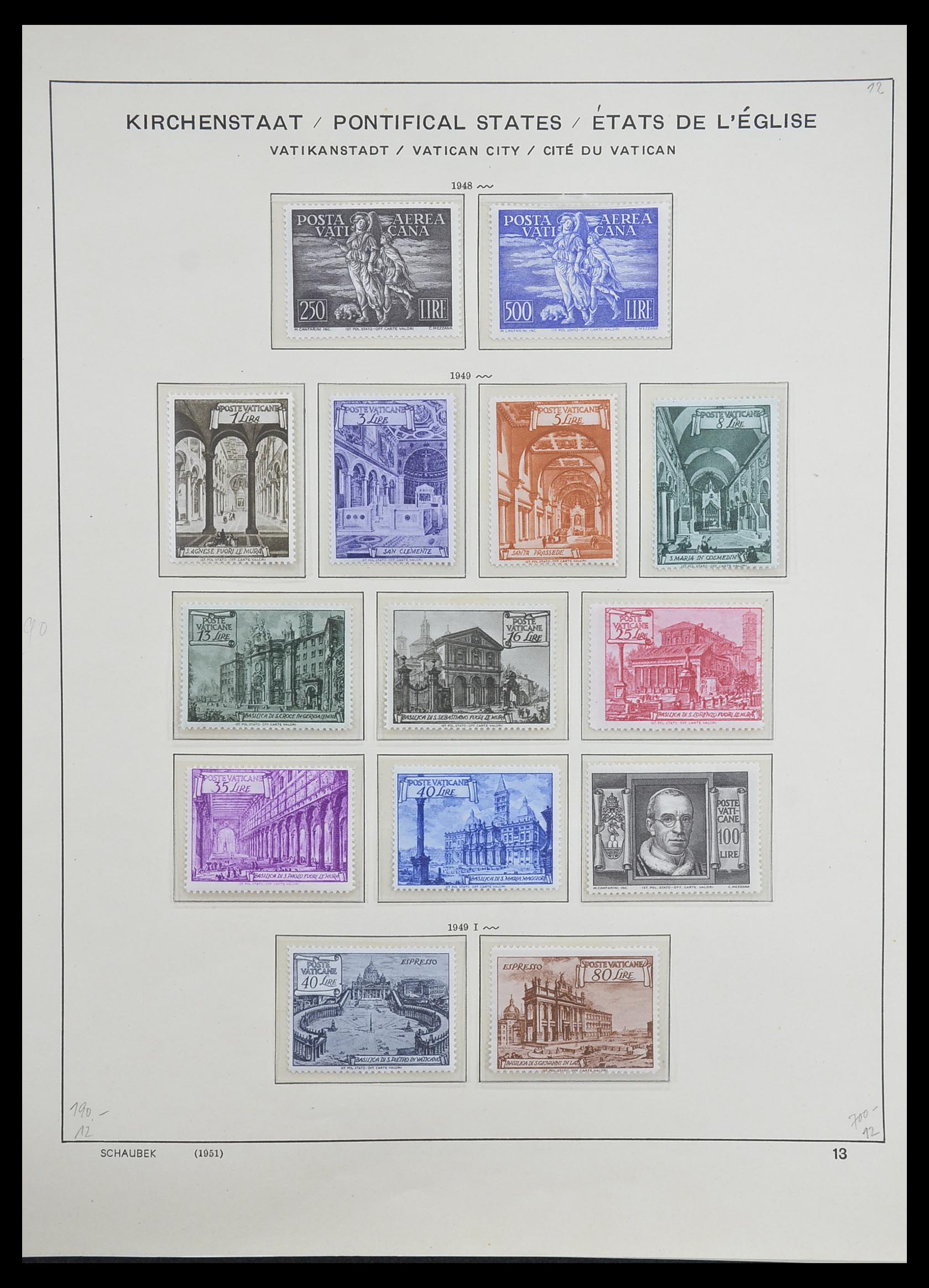 33231 014 - Postzegelverzameling 33231 Vaticaan 1852-1996.