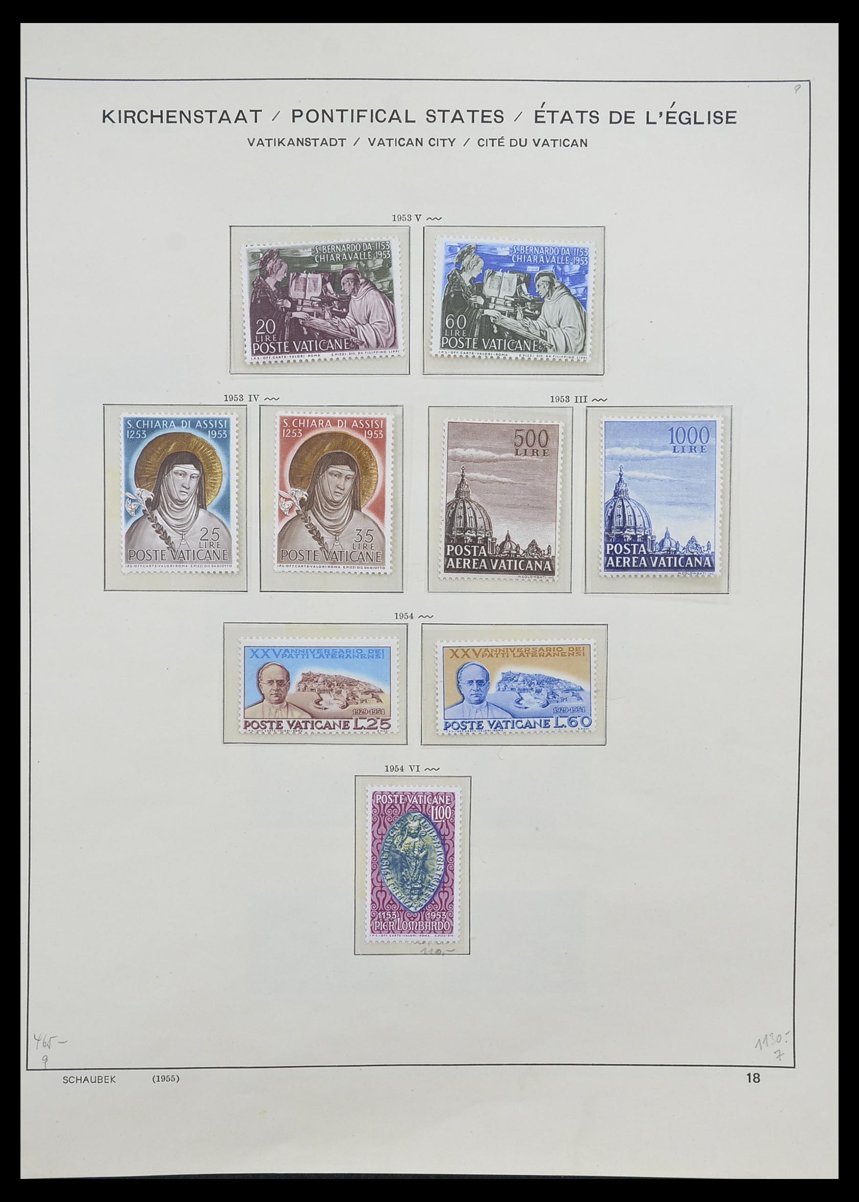 33231 020 - Postzegelverzameling 33231 Vaticaan 1852-1996.