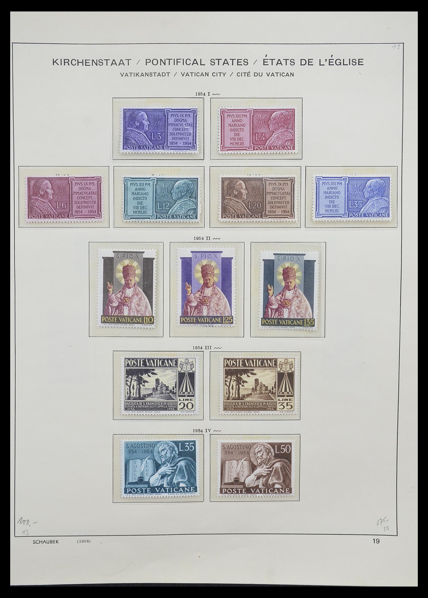 33231 021 - Postzegelverzameling 33231 Vaticaan 1852-1996.