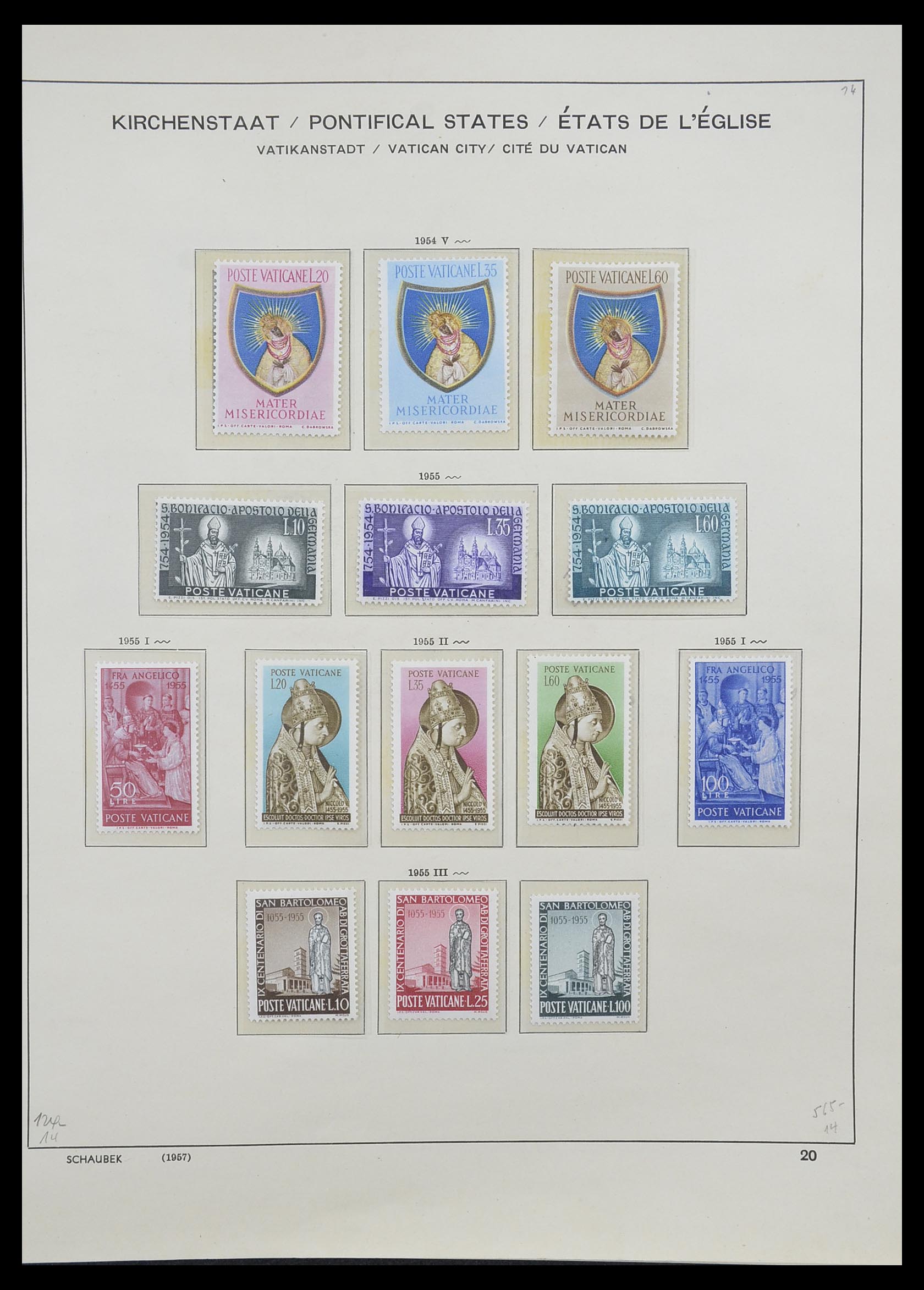 33231 022 - Postzegelverzameling 33231 Vaticaan 1852-1996.