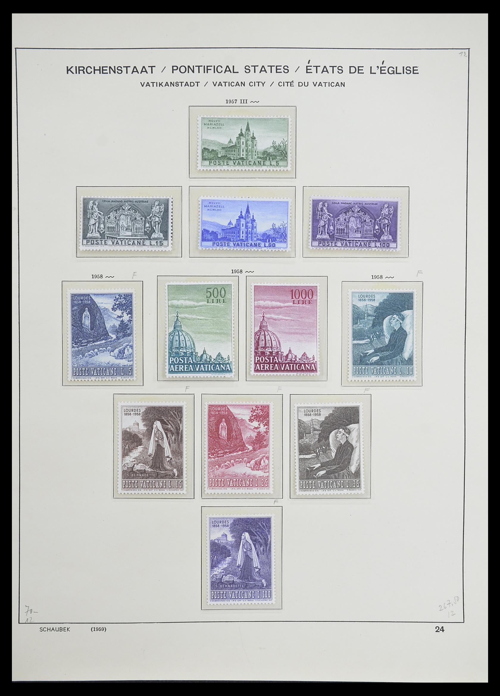 33231 026 - Postzegelverzameling 33231 Vaticaan 1852-1996.