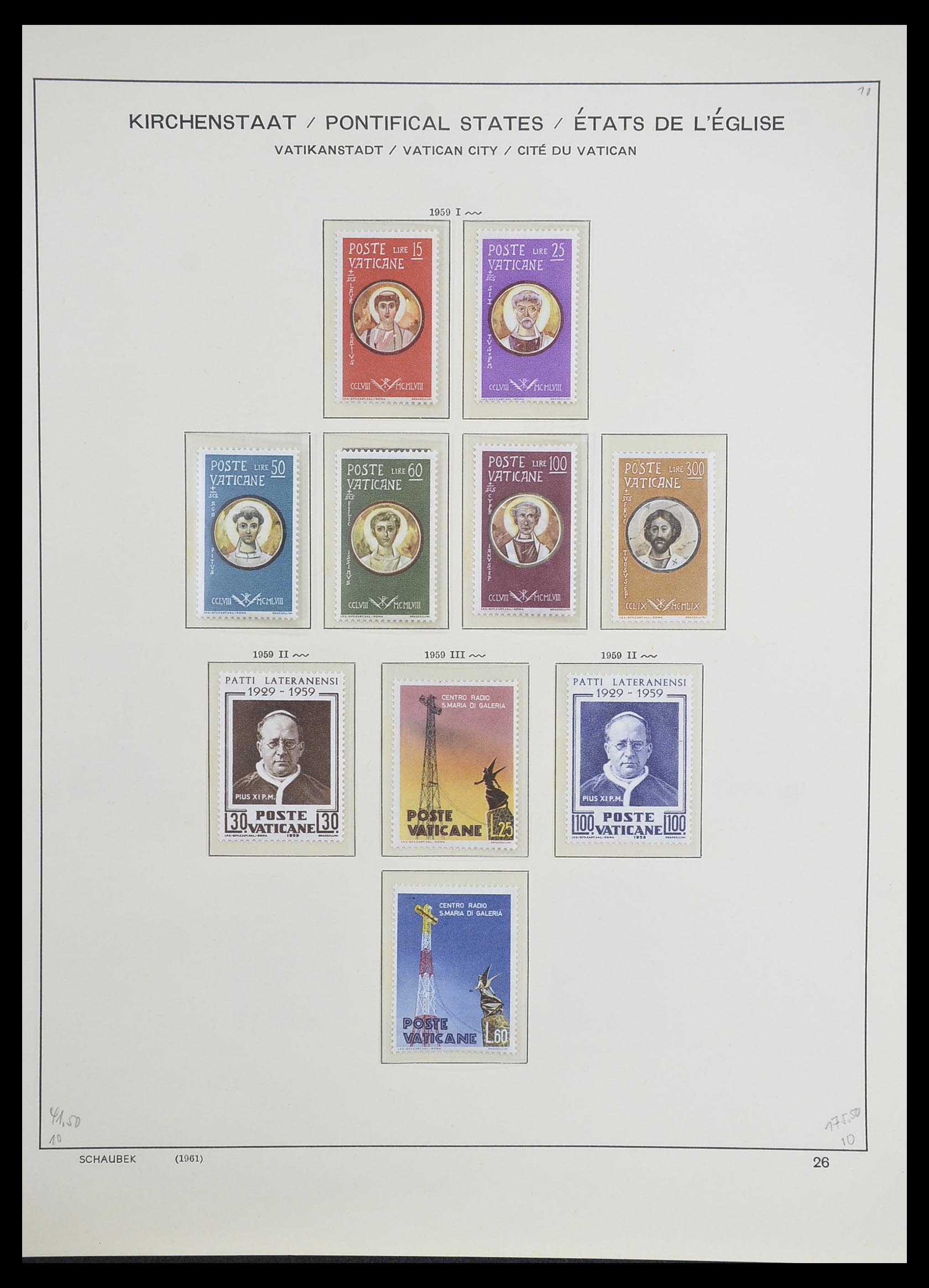 33231 029 - Postzegelverzameling 33231 Vaticaan 1852-1996.