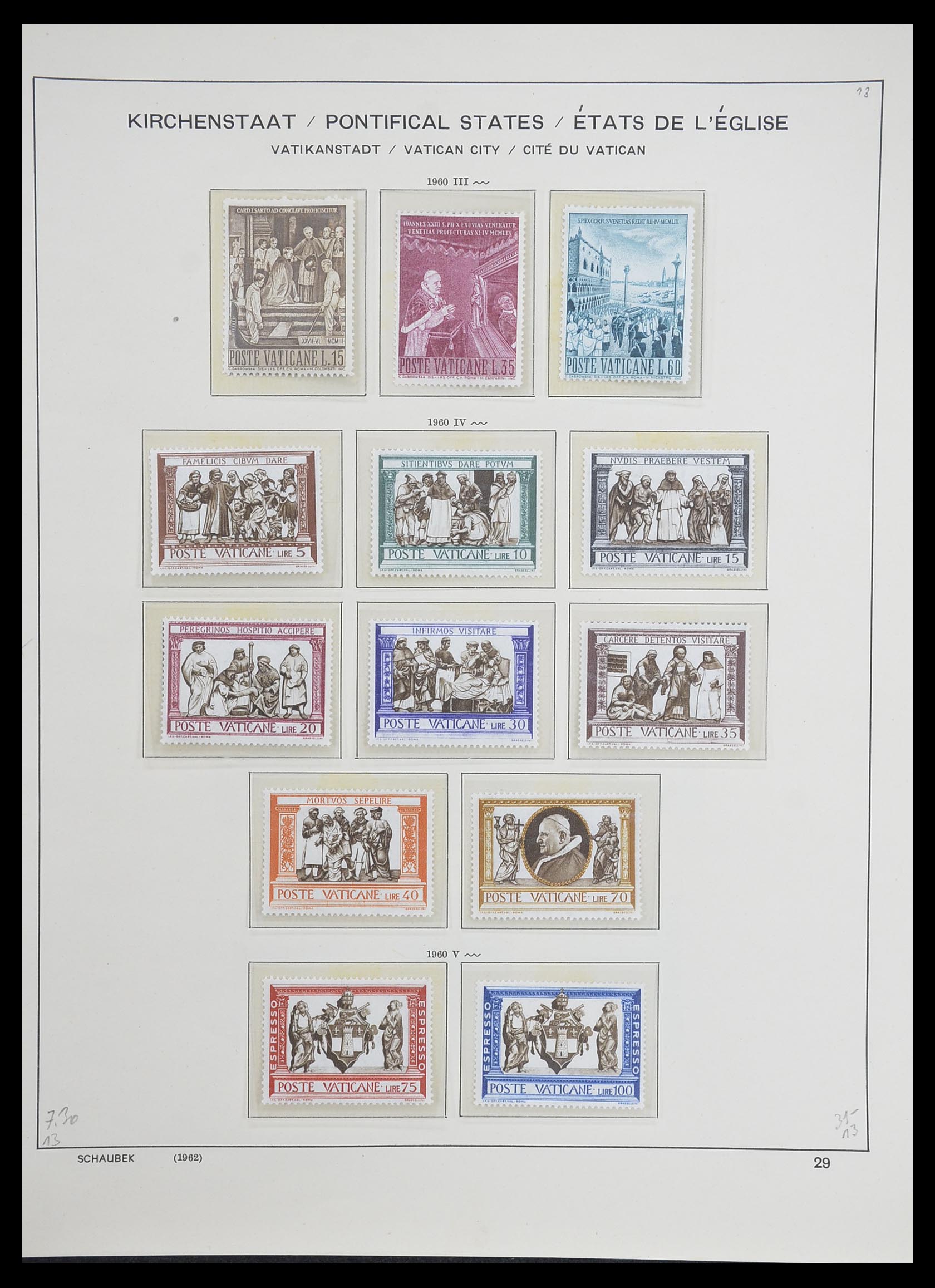 33231 032 - Postzegelverzameling 33231 Vaticaan 1852-1996.
