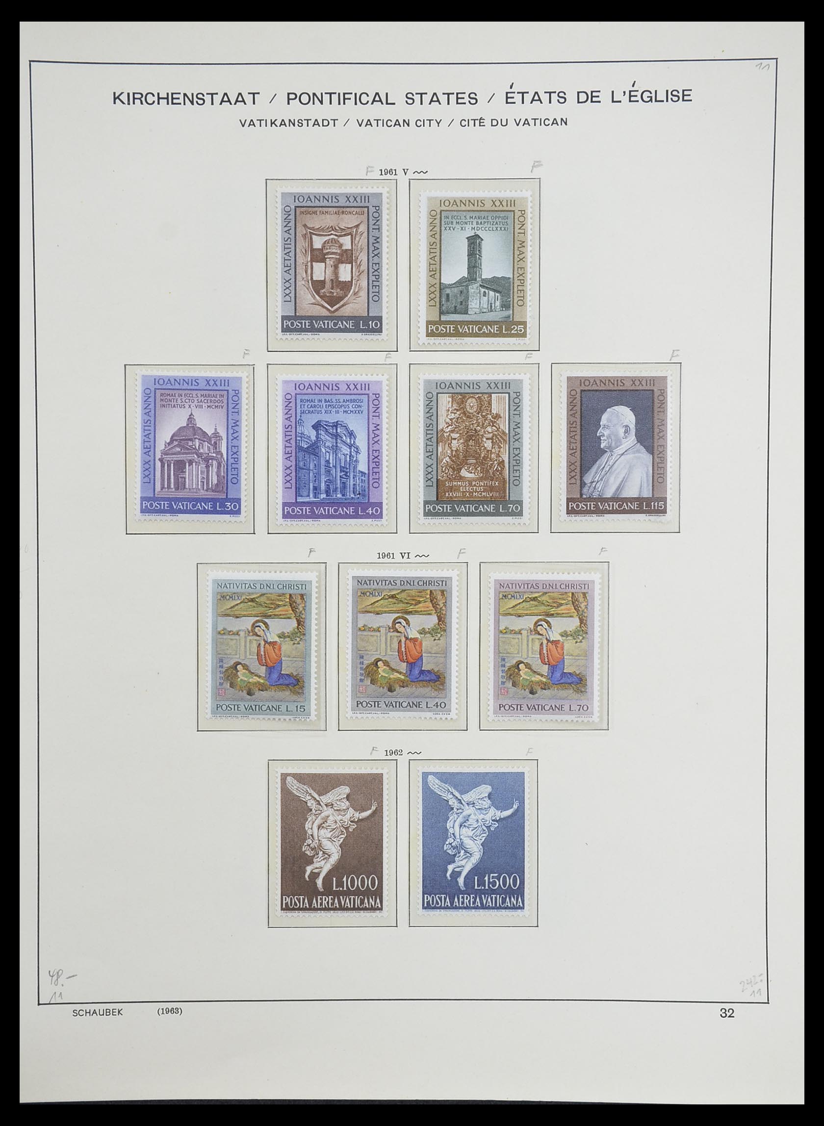33231 035 - Postzegelverzameling 33231 Vaticaan 1852-1996.