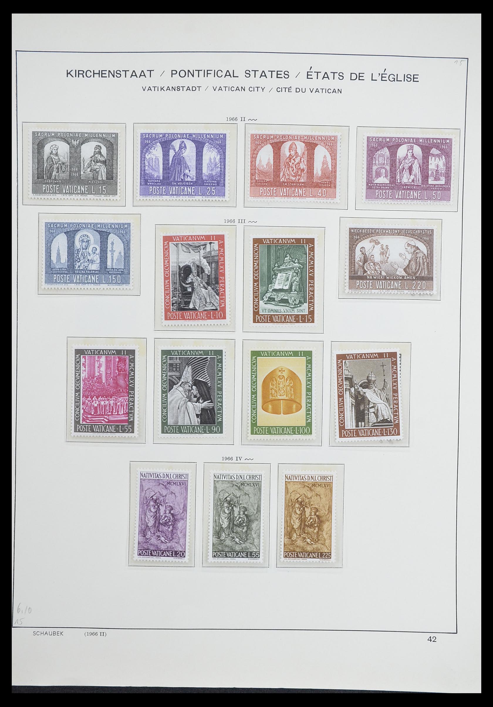 33231 045 - Postzegelverzameling 33231 Vaticaan 1852-1996.