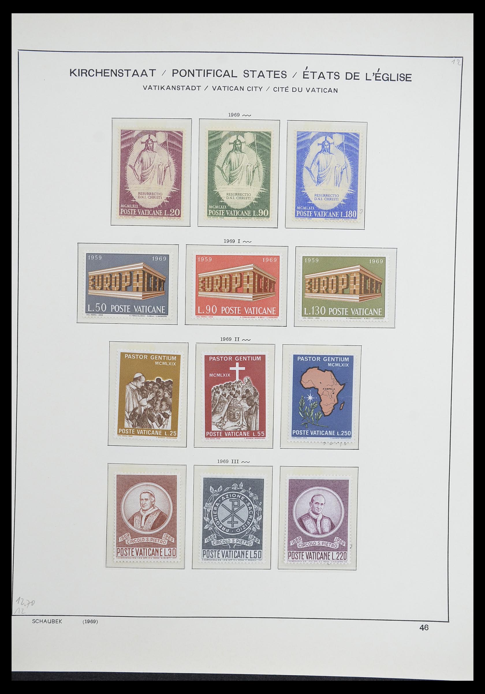 33231 049 - Postzegelverzameling 33231 Vaticaan 1852-1996.