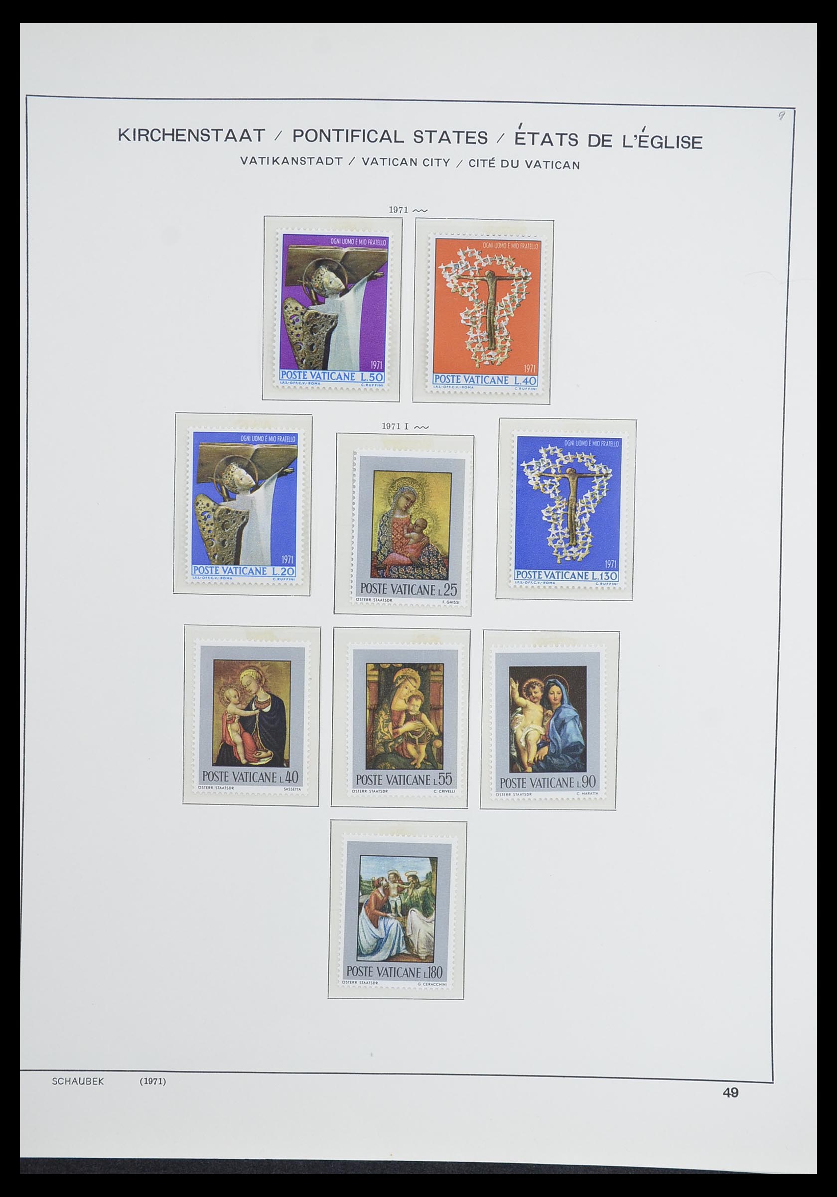 33231 052 - Postzegelverzameling 33231 Vaticaan 1852-1996.