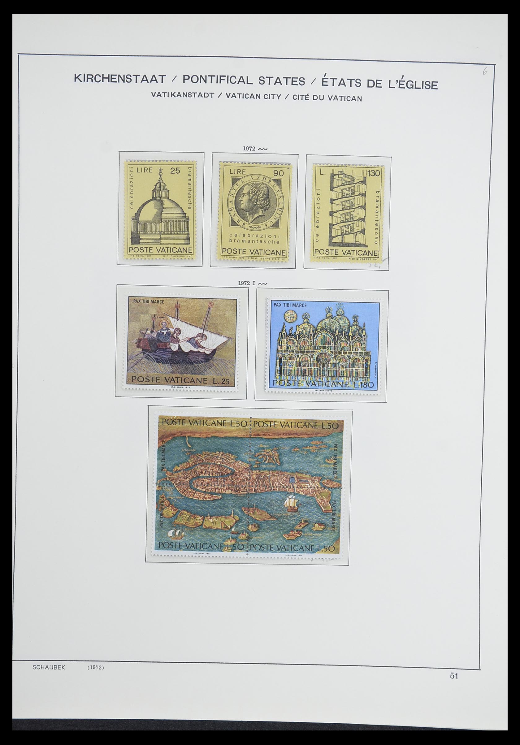 33231 054 - Postzegelverzameling 33231 Vaticaan 1852-1996.