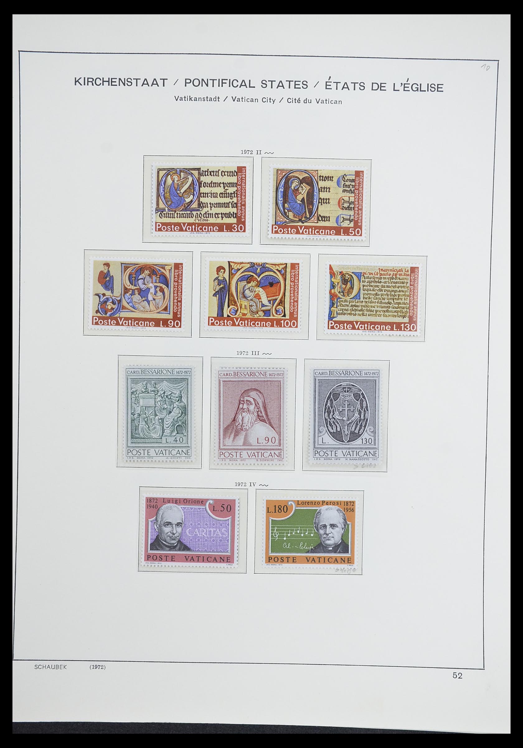 33231 055 - Postzegelverzameling 33231 Vaticaan 1852-1996.