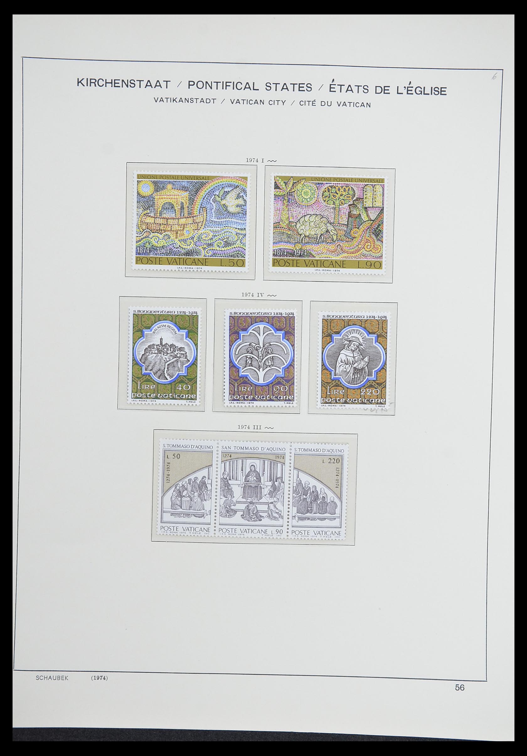 33231 060 - Postzegelverzameling 33231 Vaticaan 1852-1996.