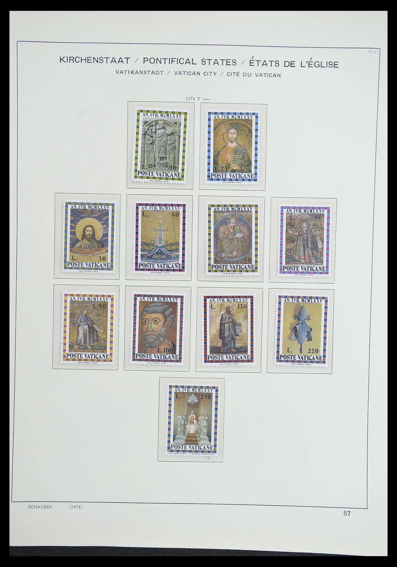 33231 061 - Postzegelverzameling 33231 Vaticaan 1852-1996.