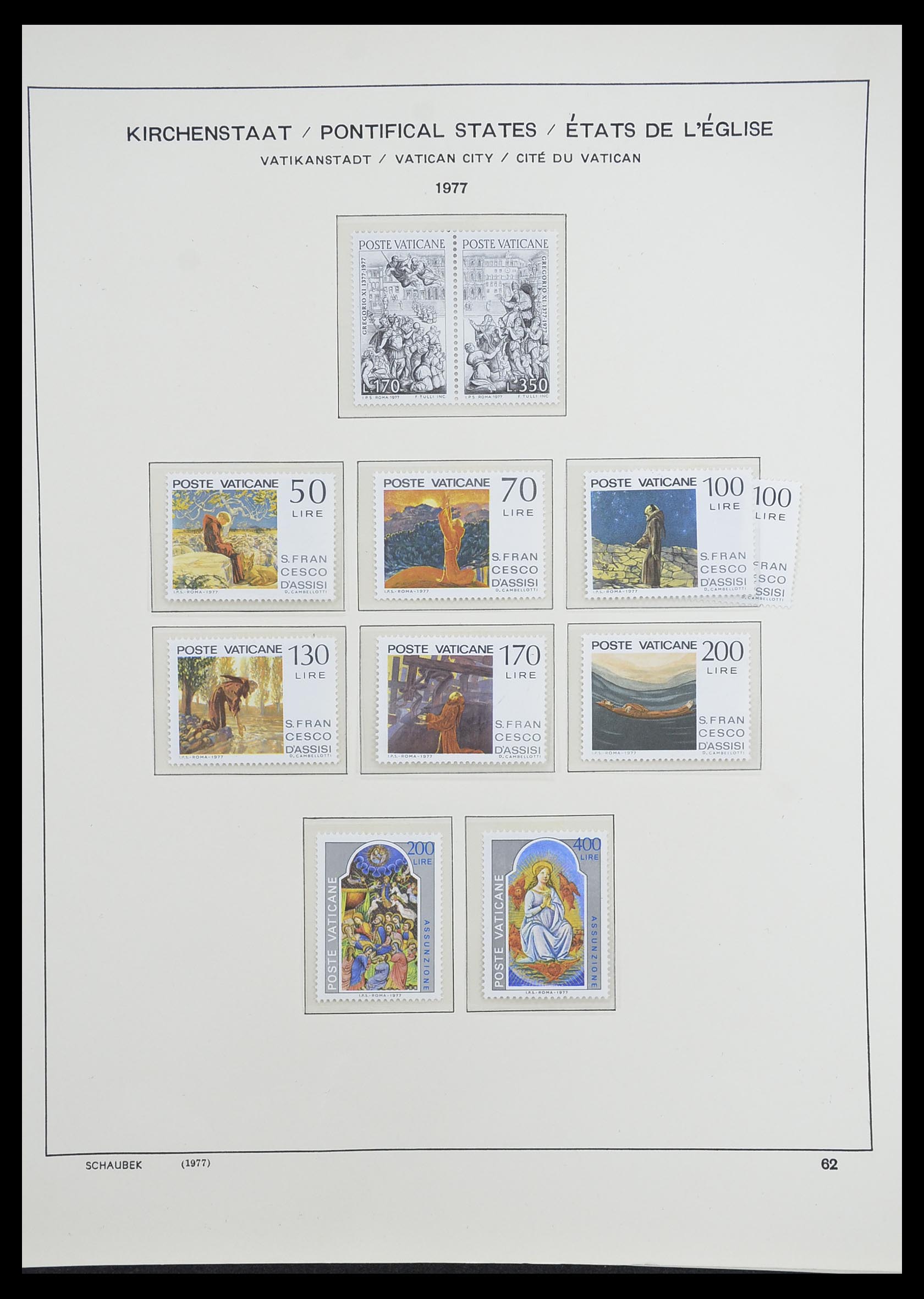 33231 066 - Postzegelverzameling 33231 Vaticaan 1852-1996.