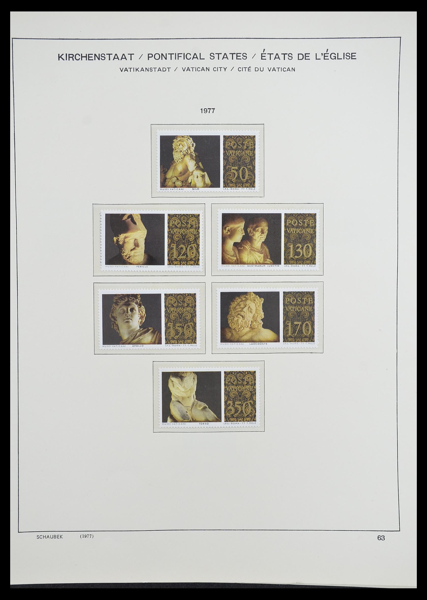 33231 067 - Postzegelverzameling 33231 Vaticaan 1852-1996.