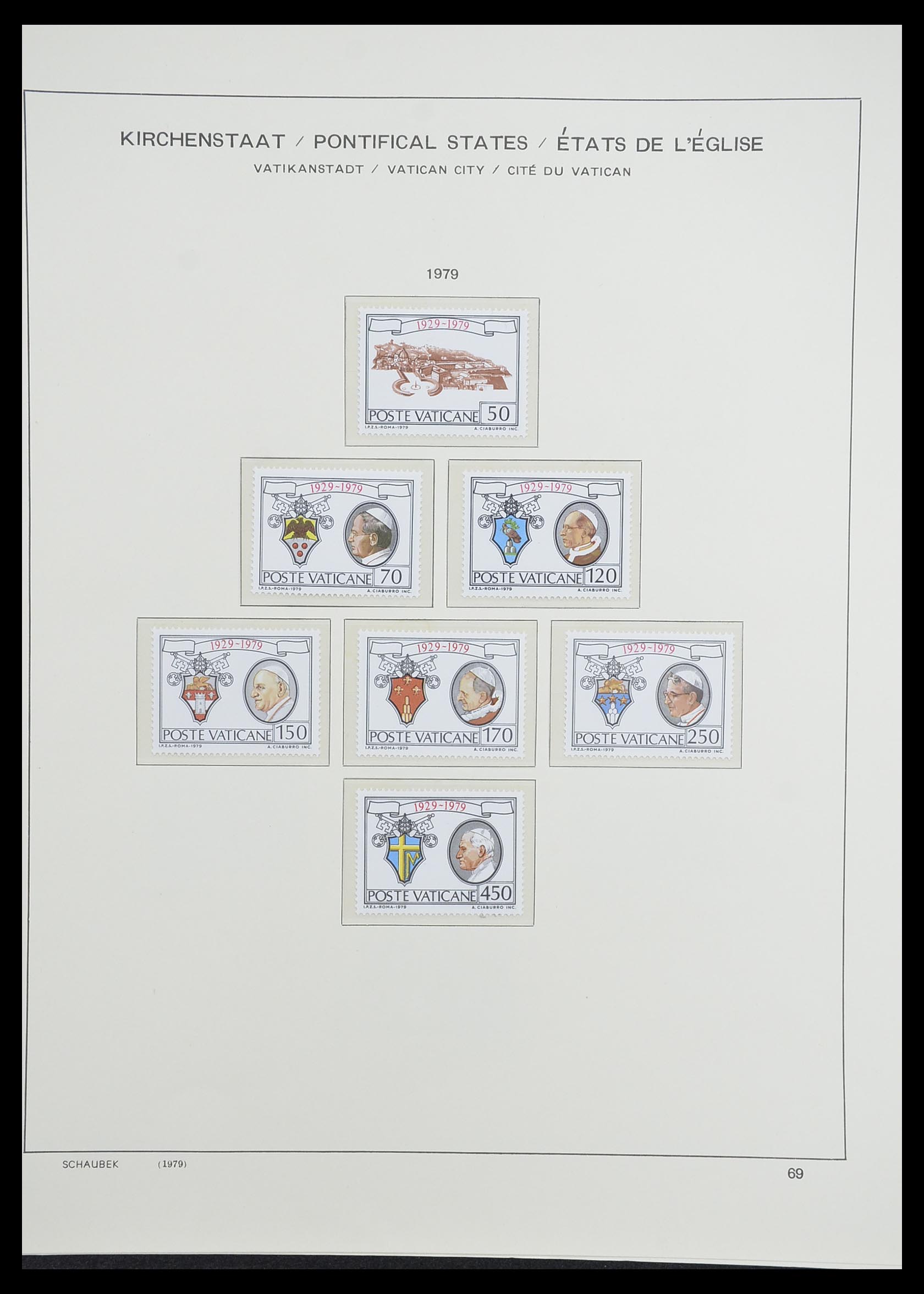 33231 073 - Postzegelverzameling 33231 Vaticaan 1852-1996.